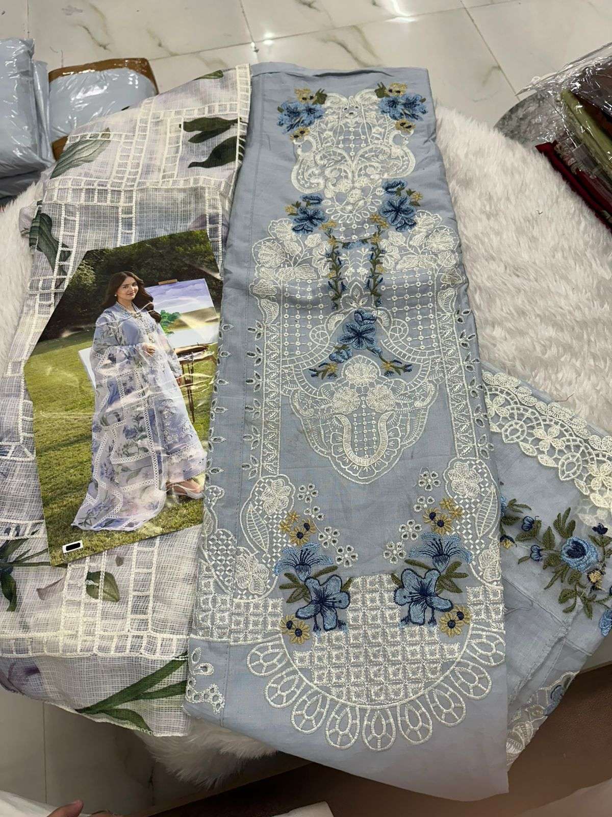 Falah Premium Cotton Collection Code - 26044 By Falah Designer Suits - 04