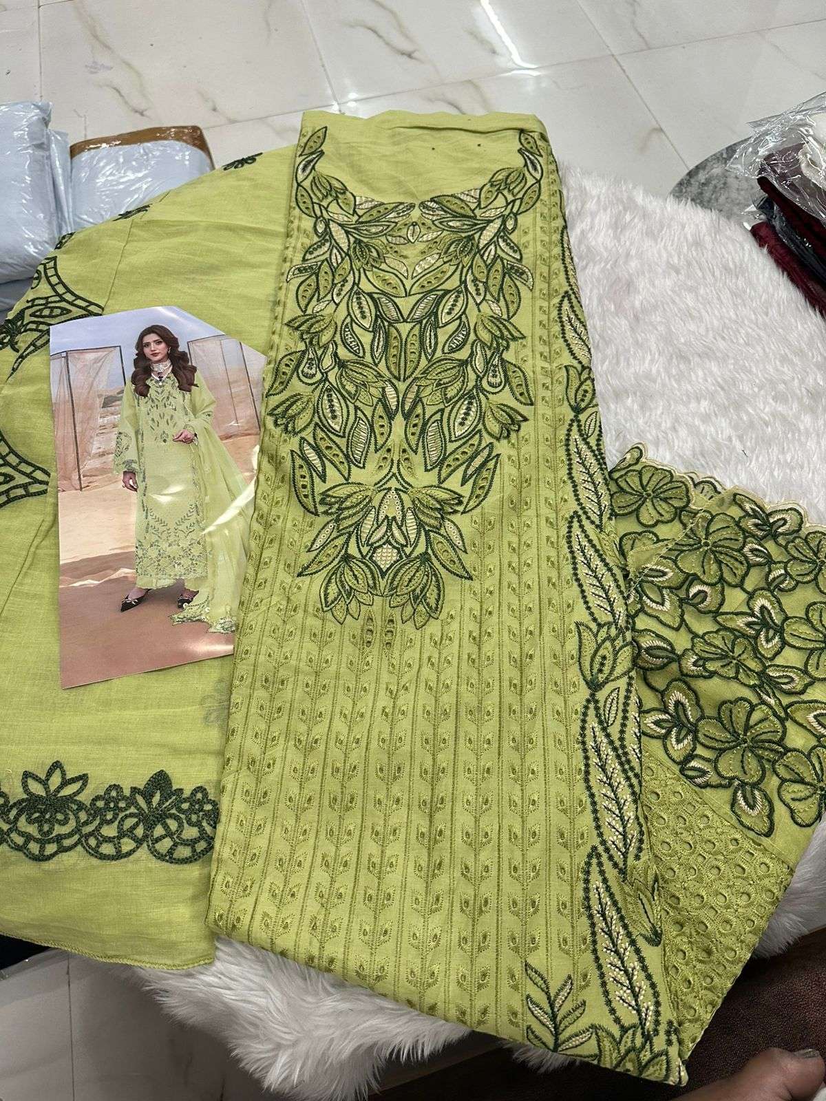 Falah Premium Cotton Collection Code - 26045 By Falah Designer Suits - 06