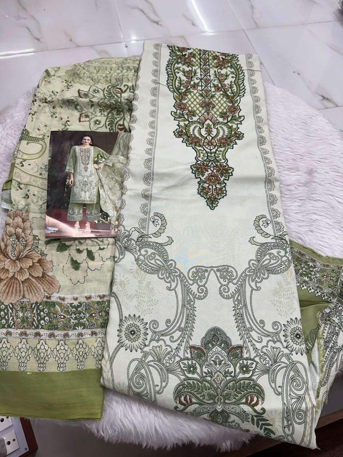 Falah Premium Cotton Collection Code - 26050 By Falah Designer Suits - 03