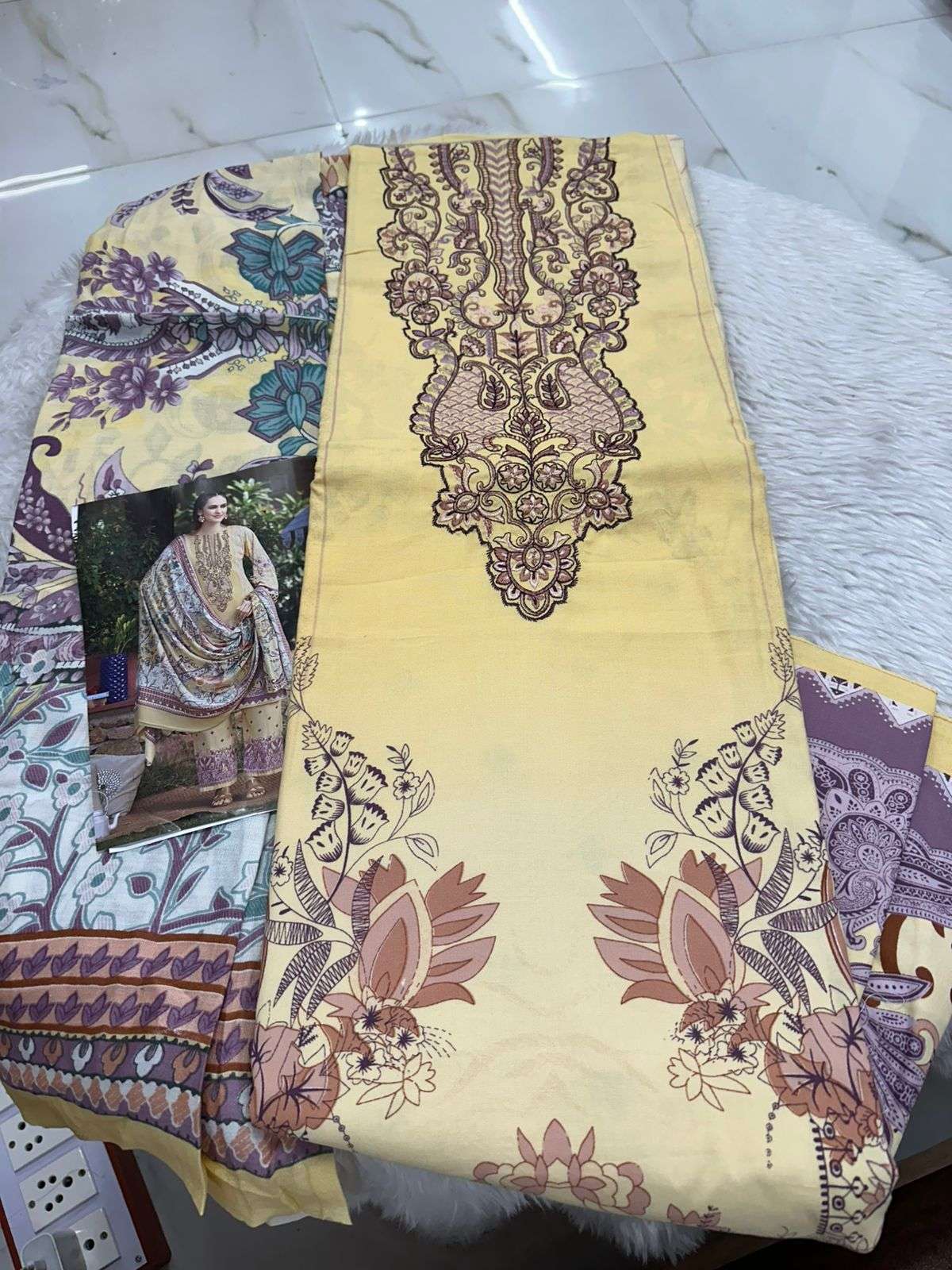 Falah Premium Cotton Collection Code - 26050 By Falah Designer Suits - 07