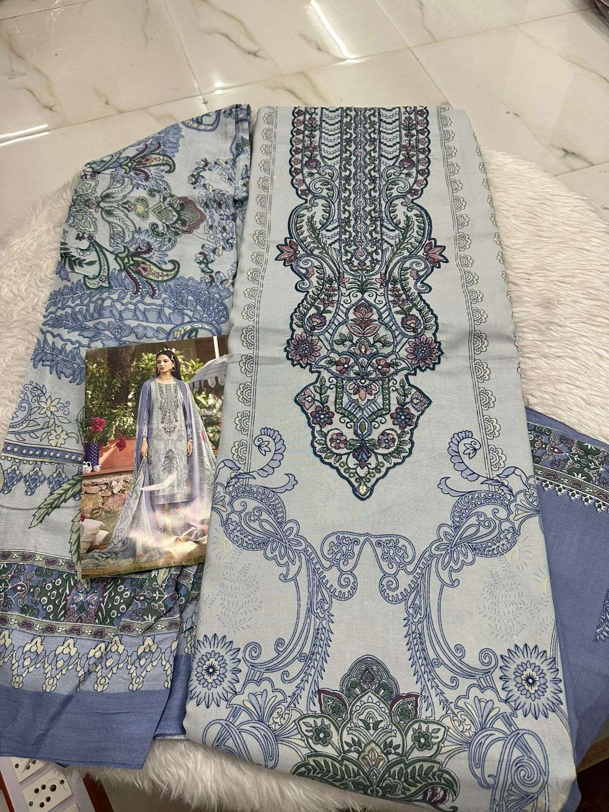 Falah Premium Cotton Collection Code - 26050 By Falah Designer Suits - 08