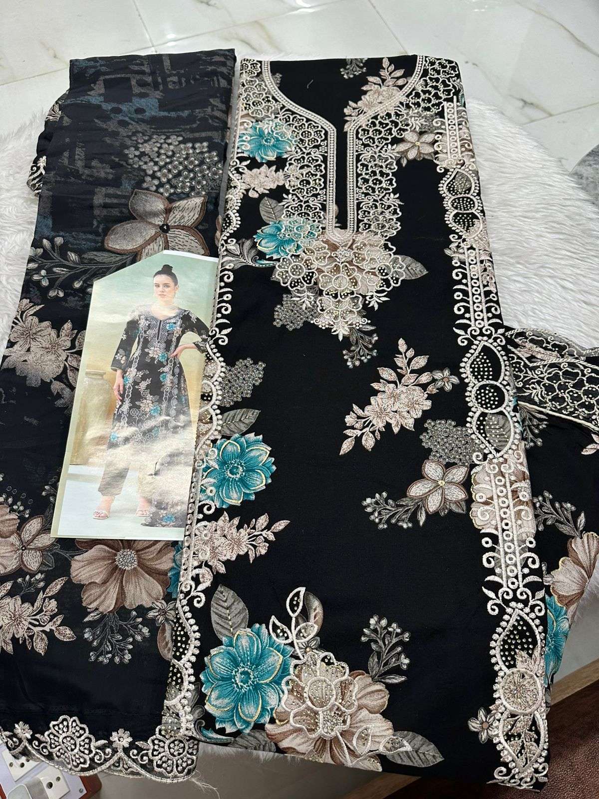 Falah Premium Cotton Collection Code - 26052 By Falah Designer Suits - 01 - 06