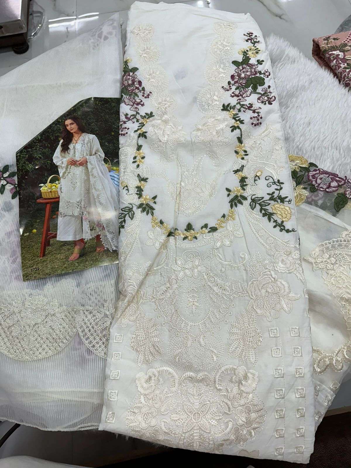 Falah Premium Cotton Collection Code - 26054 By Falah Designer Suits - 01 - 06