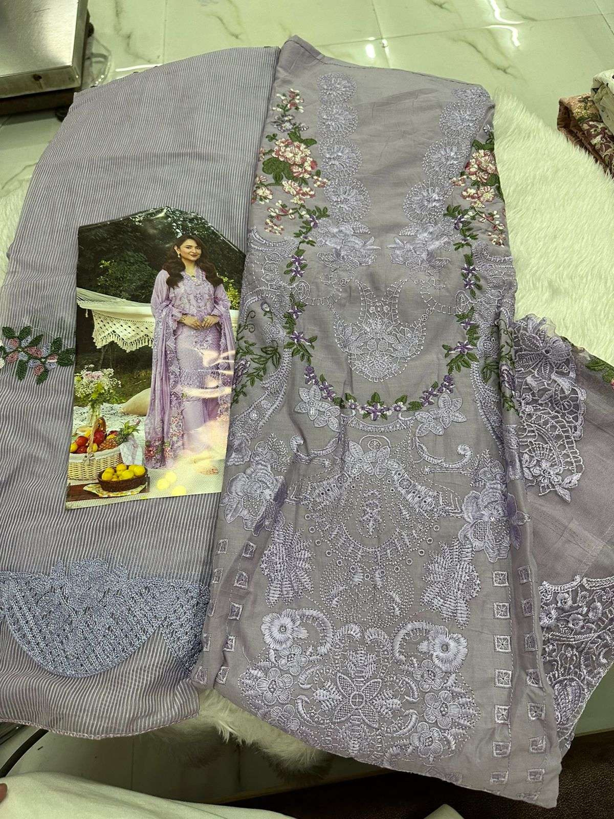 Falah Premium Cotton Collection Code - 26054 By Falah Designer Suits - 02