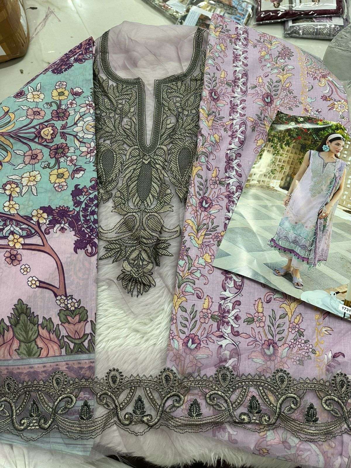 Falah Premium Cotton Collection Code - 26055 By Falah Designer Suits - 01