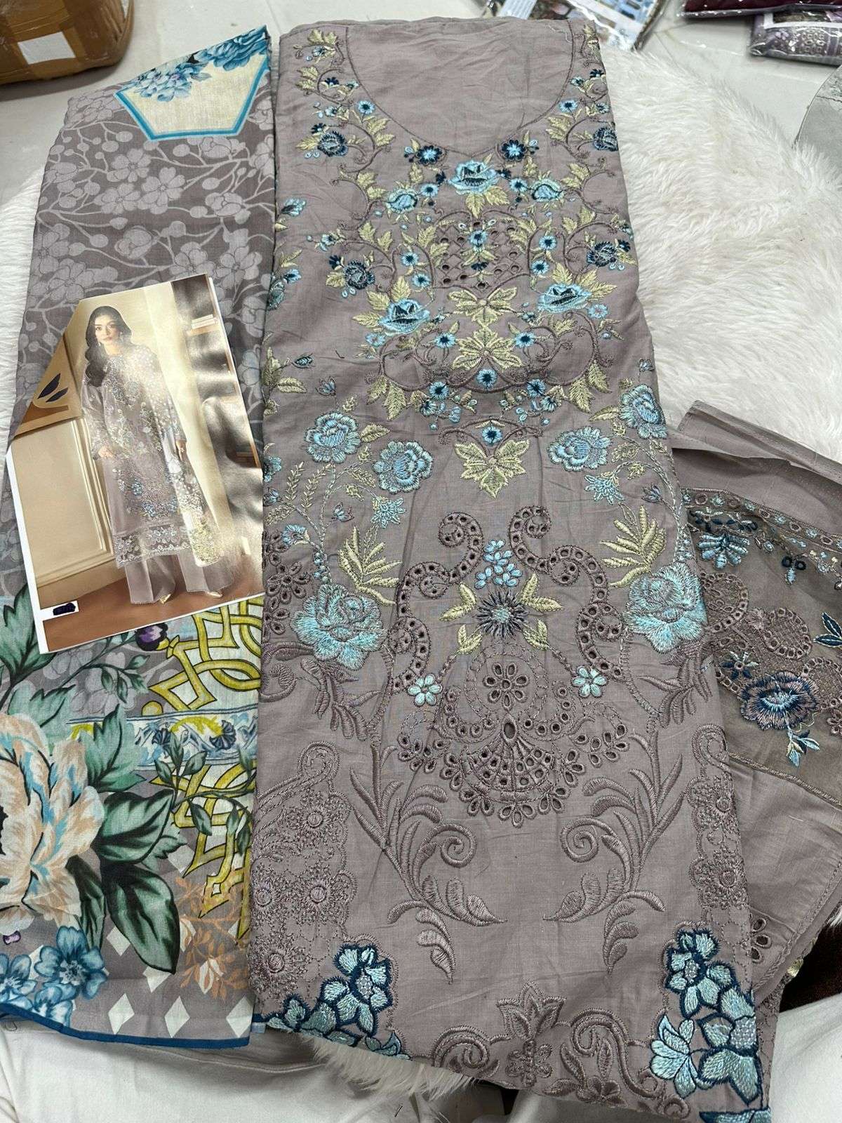 Falah Premium Cotton Collection Code - 26056 By Falah Designer Suit - 02