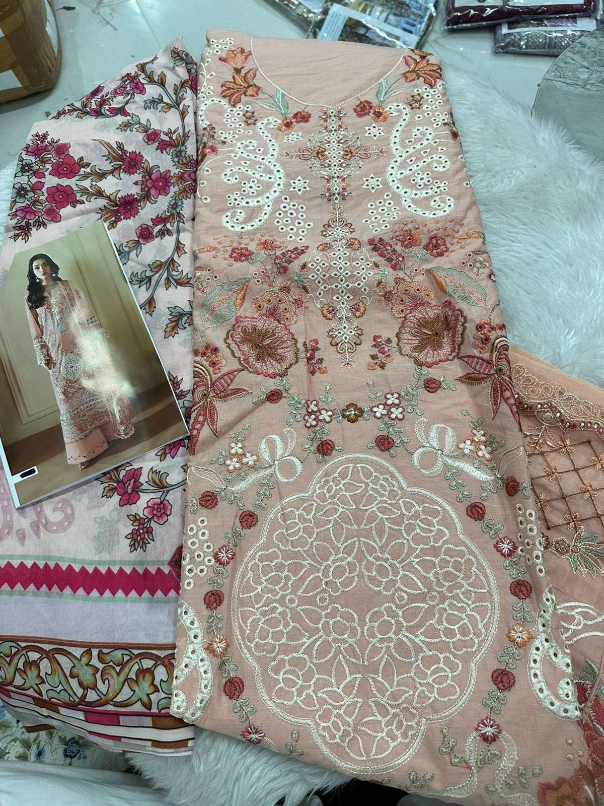 Falah Premium Cotton Collection Code - 26056 By Falah Designer Suit - 03
