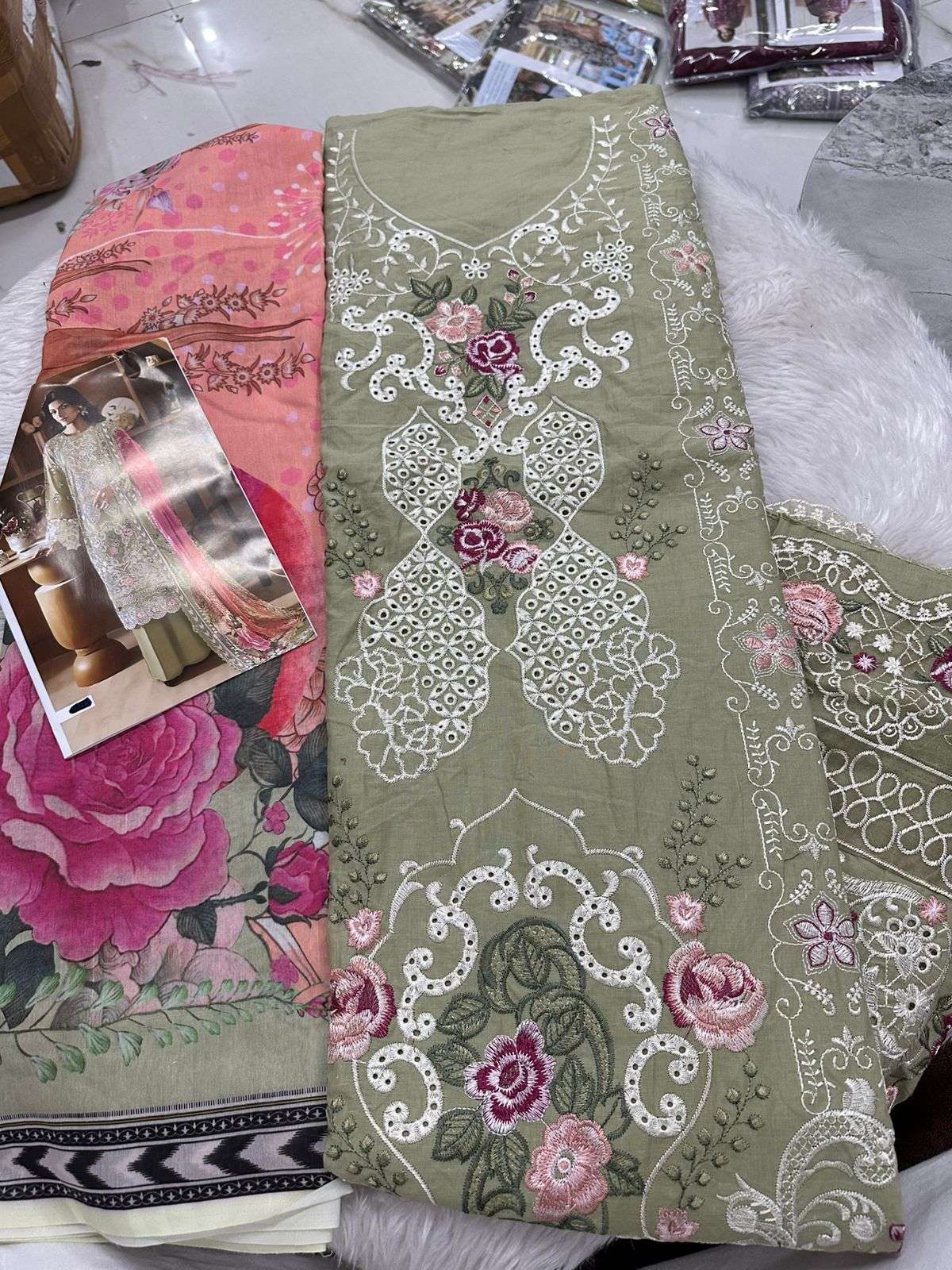 Falah Premium Cotton Collection Code - 26056 By Falah Designer Suit - 08