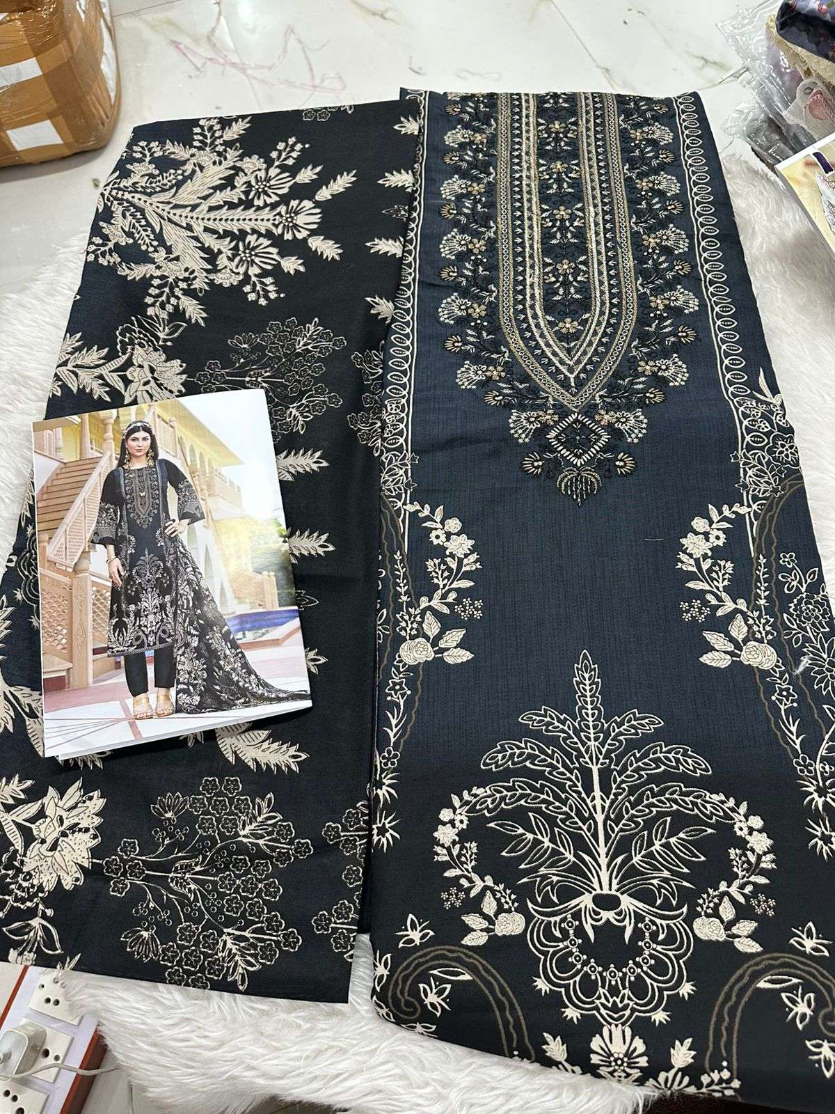 Falah Premium Cotton Collection Code - 26058 By Falah Designer Suits - 04