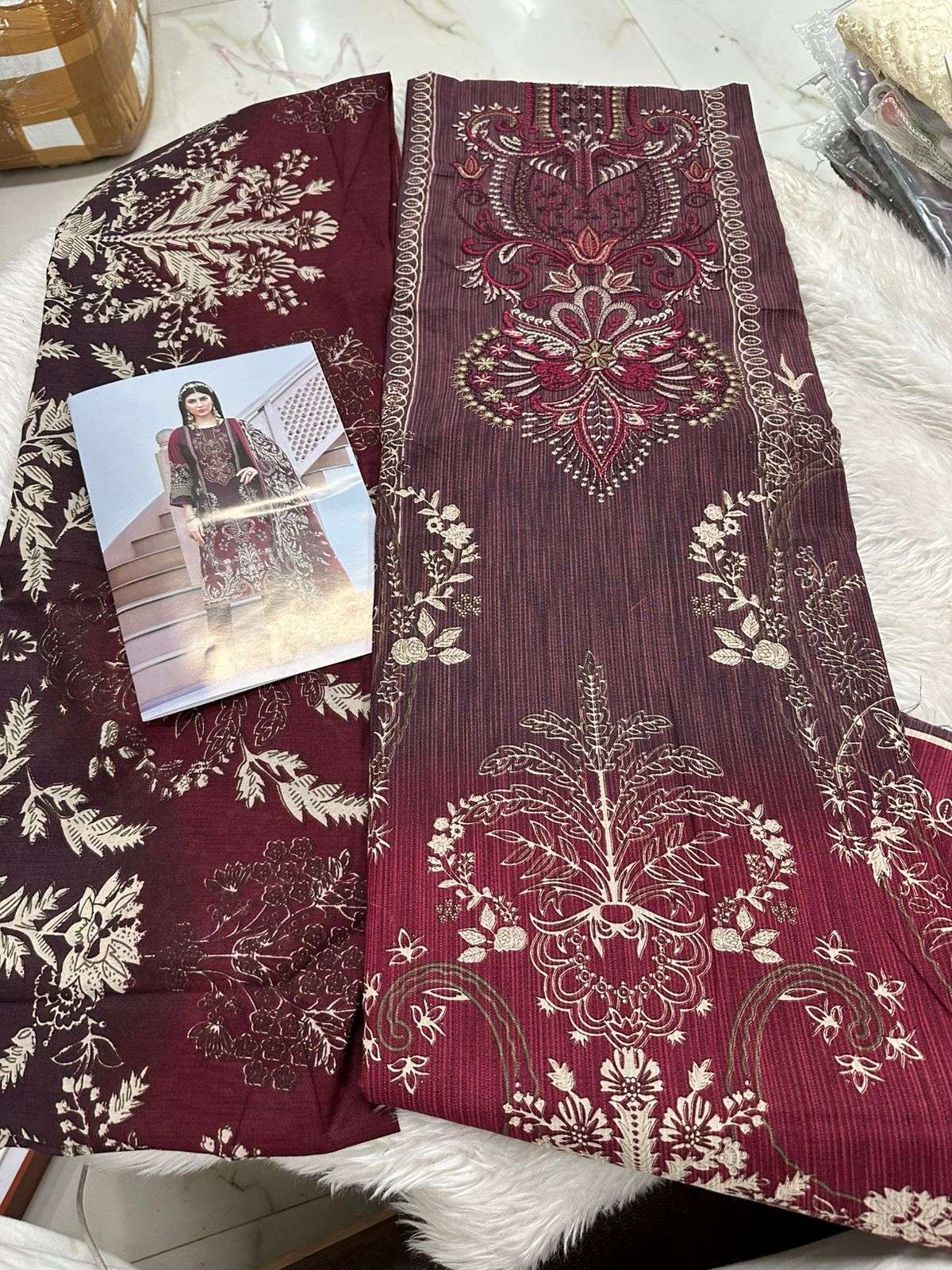 Falah Premium Cotton Collection Code - 26058 By Falah Designer Suits - 06