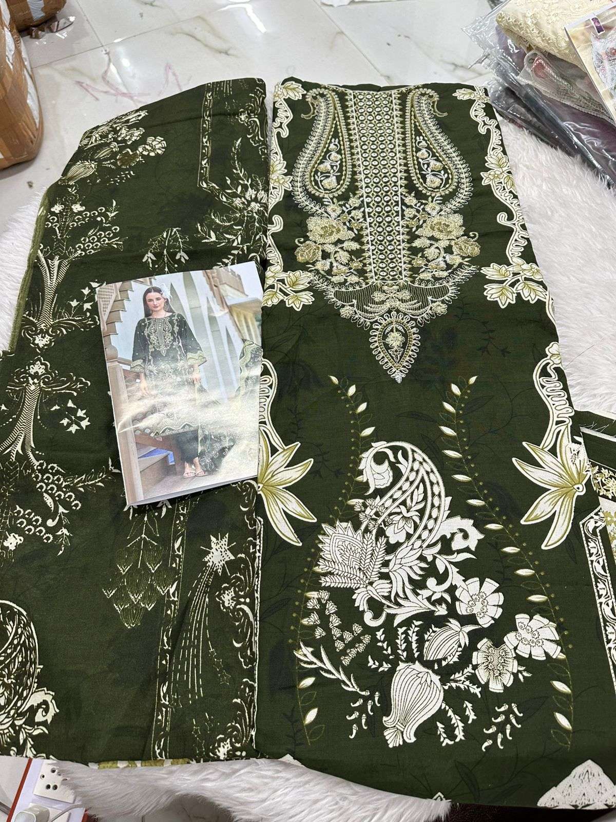 Falah Premium Cotton Collection Code - 26058 By Falah Designer Suits - 08