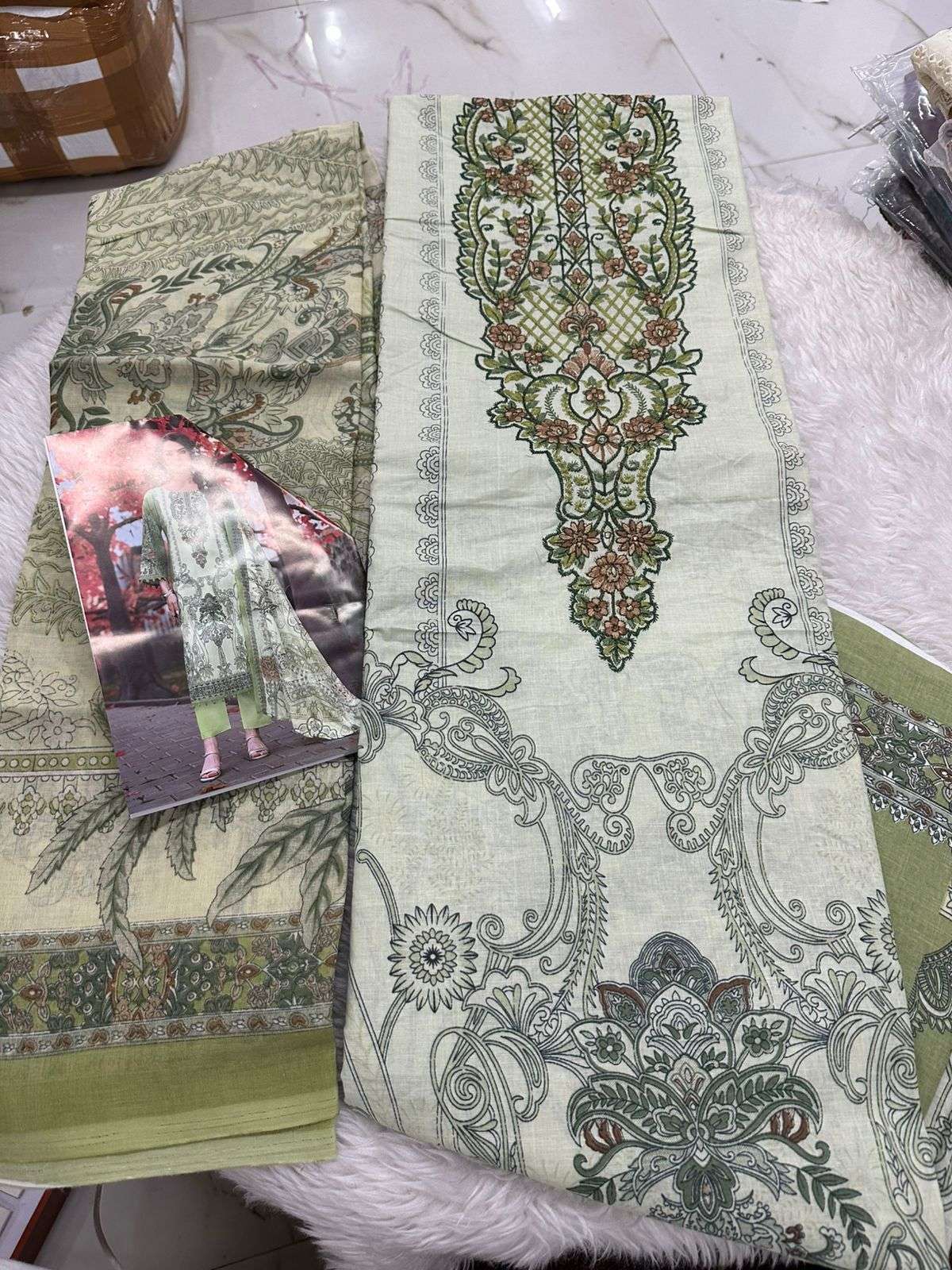 Falah Premium Cotton Collection Code - 26059 By Falah Designer Suits - 03