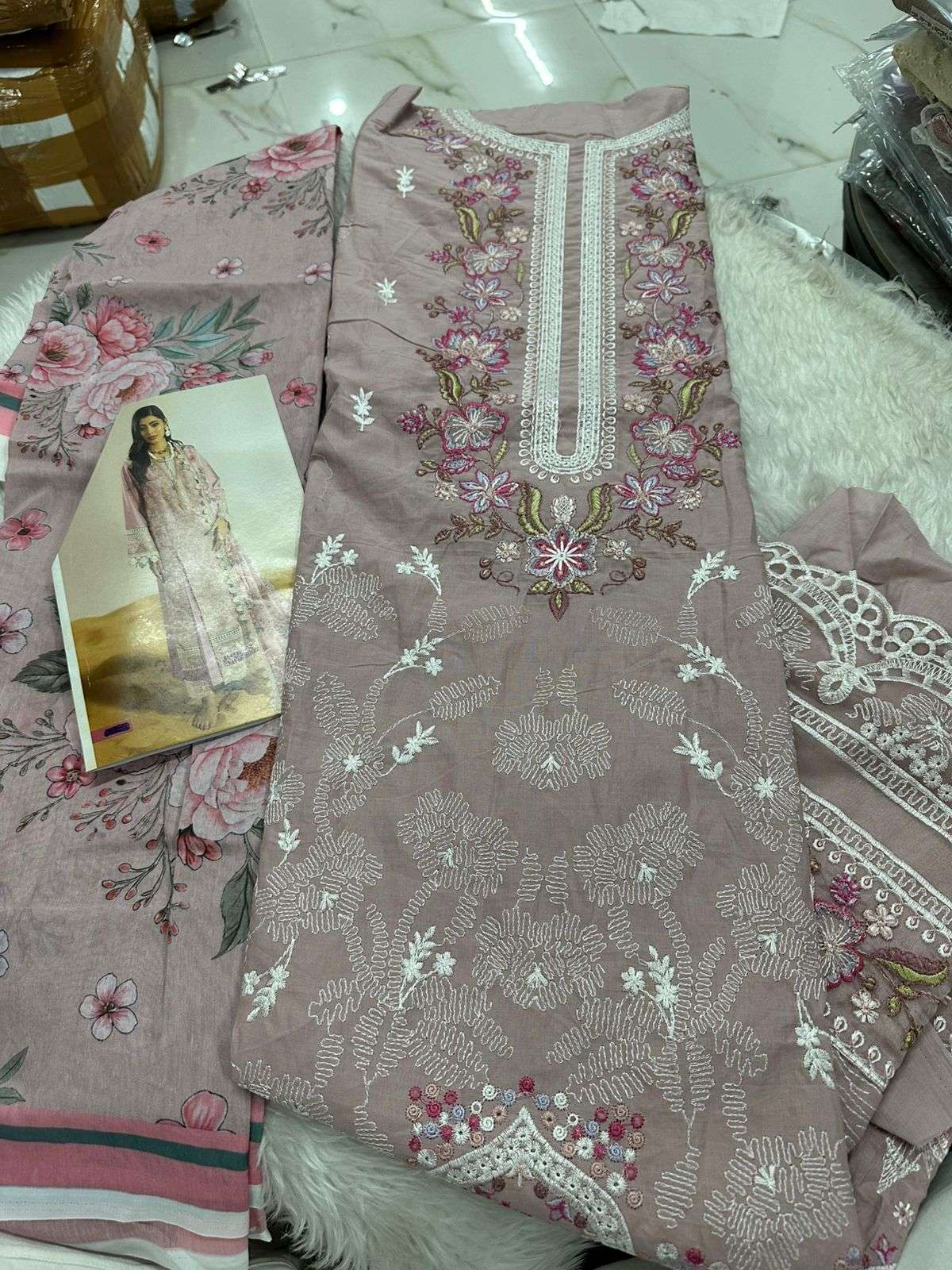 Falah Premium Cotton Collection Code - 26060 By Falah Designer Suits - 05