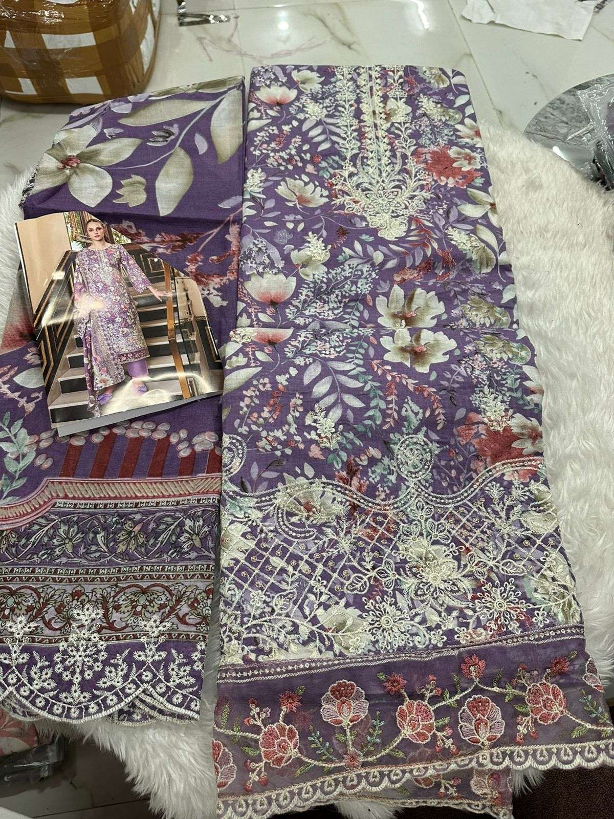 Falah Premium Cotton Collection Code - 26062 By Falah Designer Suits - 05