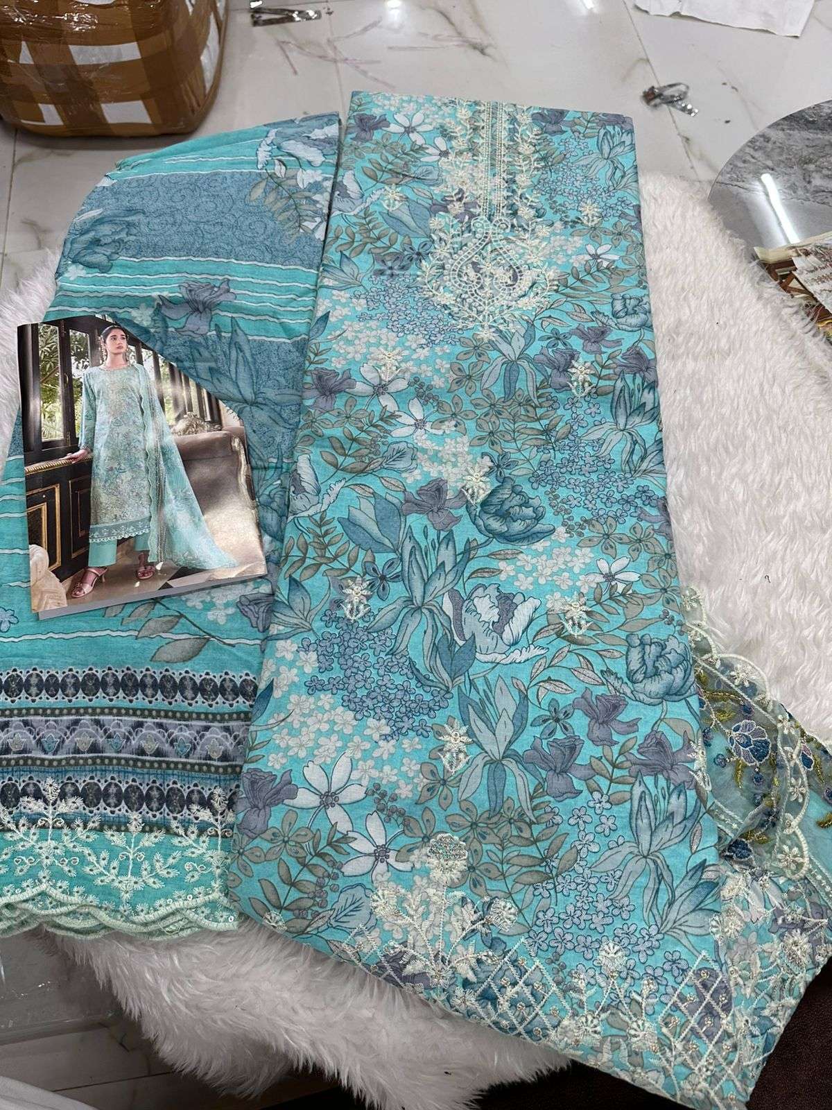 Falah Premium Cotton Collection Code - 26062 By Falah Designer Suits - 08