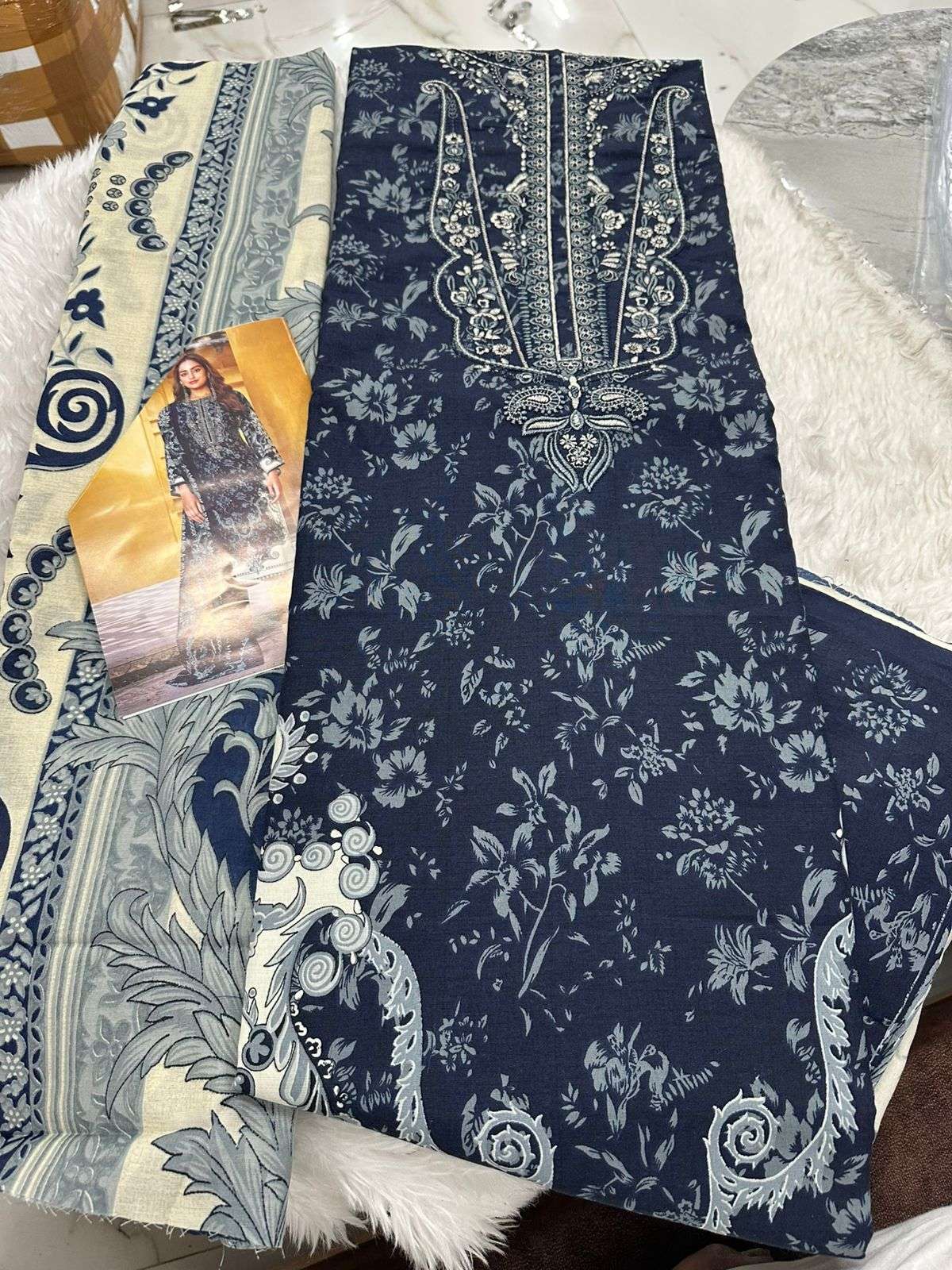 Falah Premium Cotton Collection Code - 26063 By Falah Designer Suits - 08