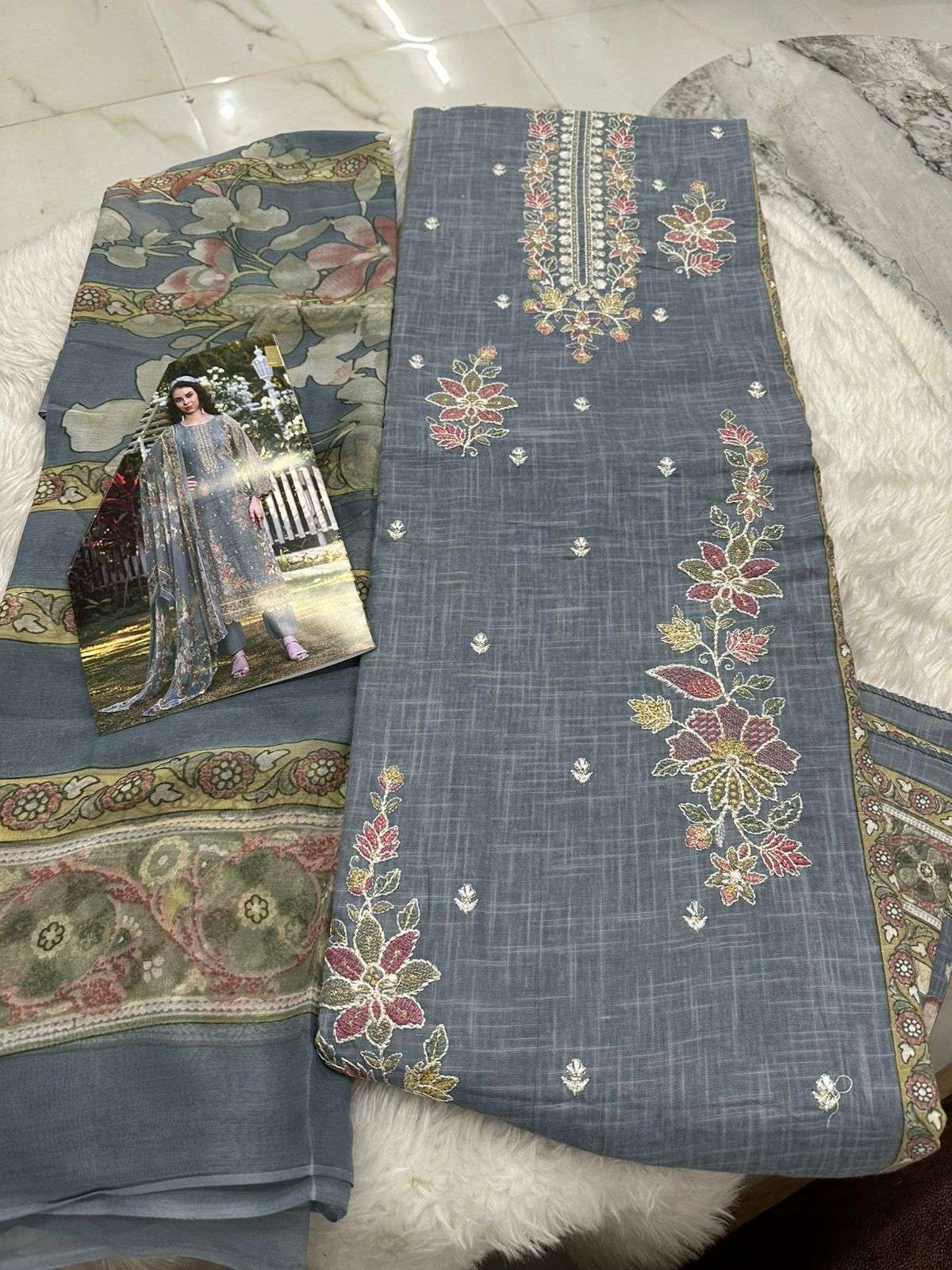 Falah Premium Cotton Collection Code - 26067 By Falah Designer Suits - 02