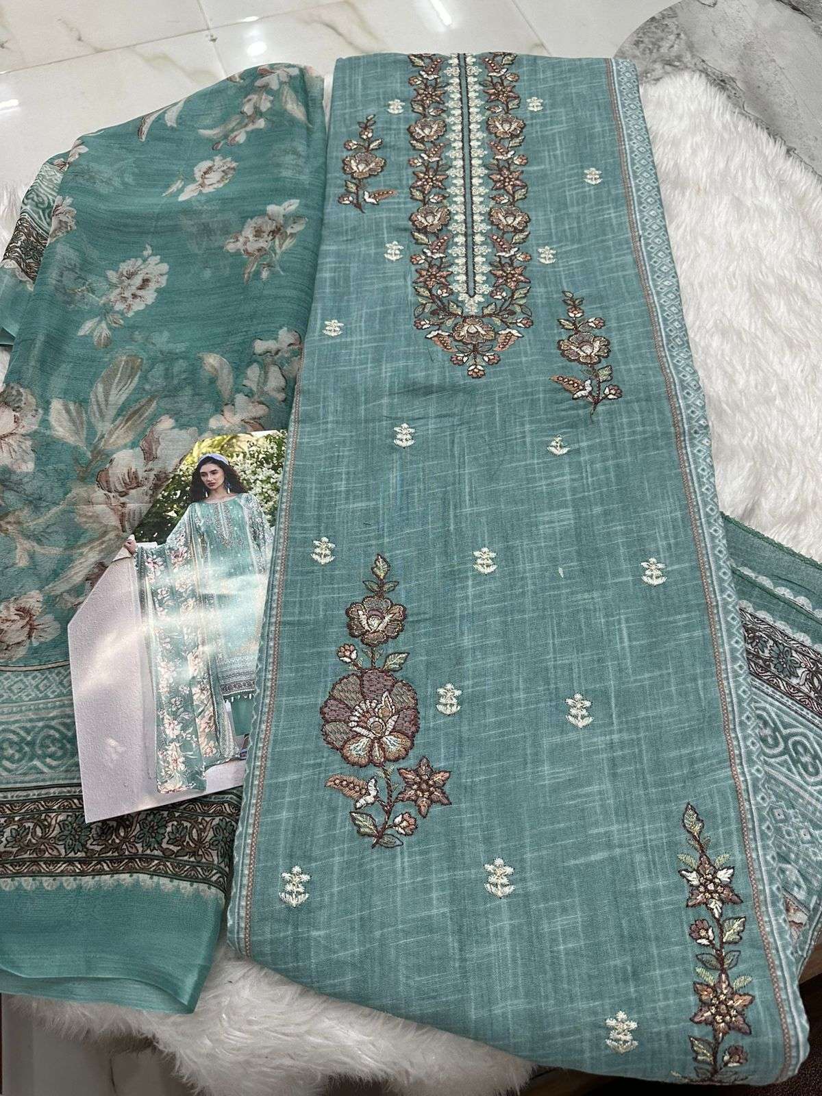 Falah Premium Cotton Collection Code - 26067 By Falah Designer Suits - 06