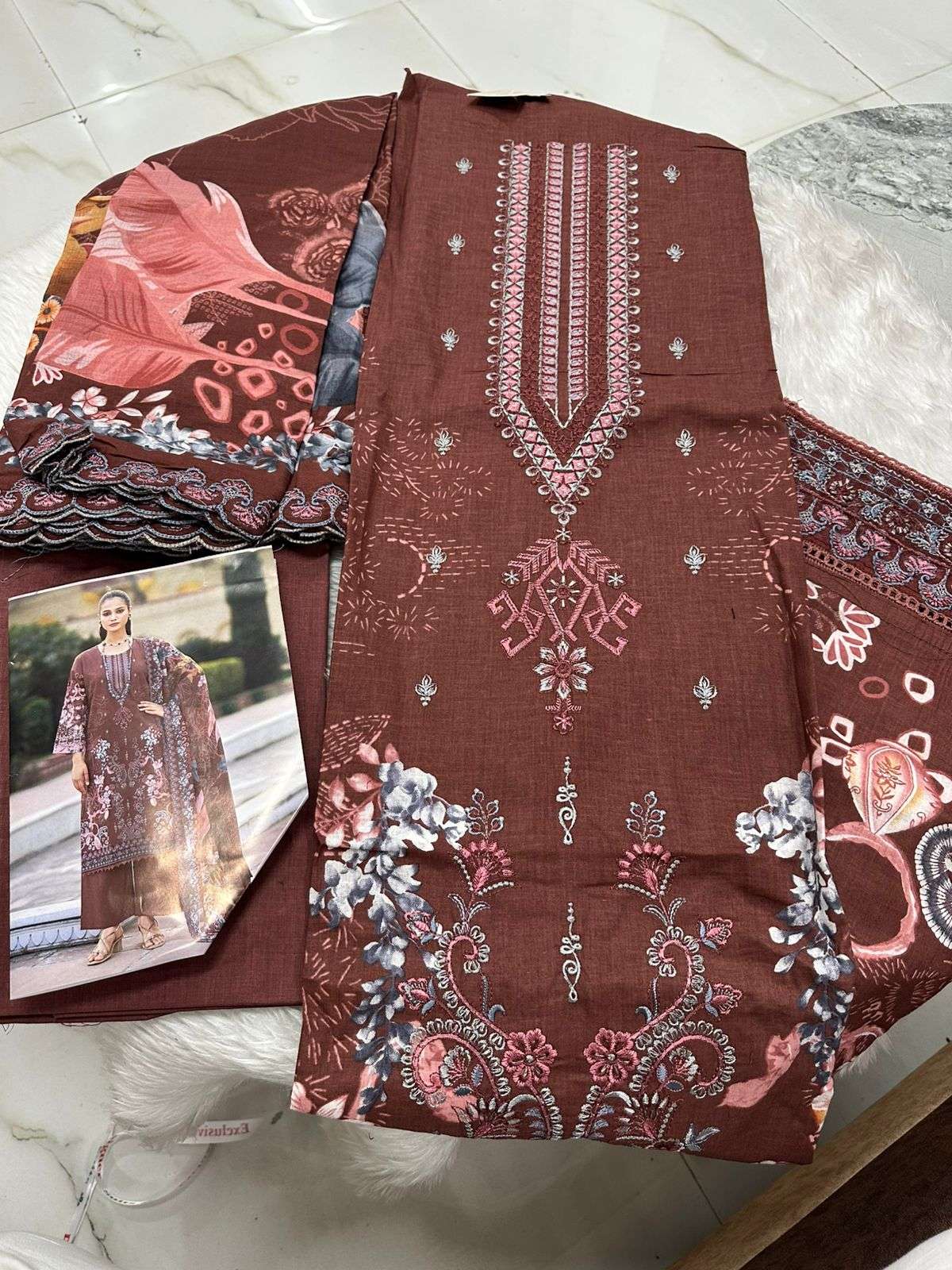 Falah Premium Cotton Collection Code - 26071 By Falah Designer - 02