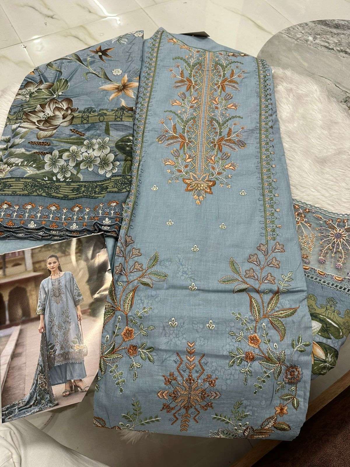 Falah Premium Cotton Collection Code - 26071 By Falah Designer - 08
