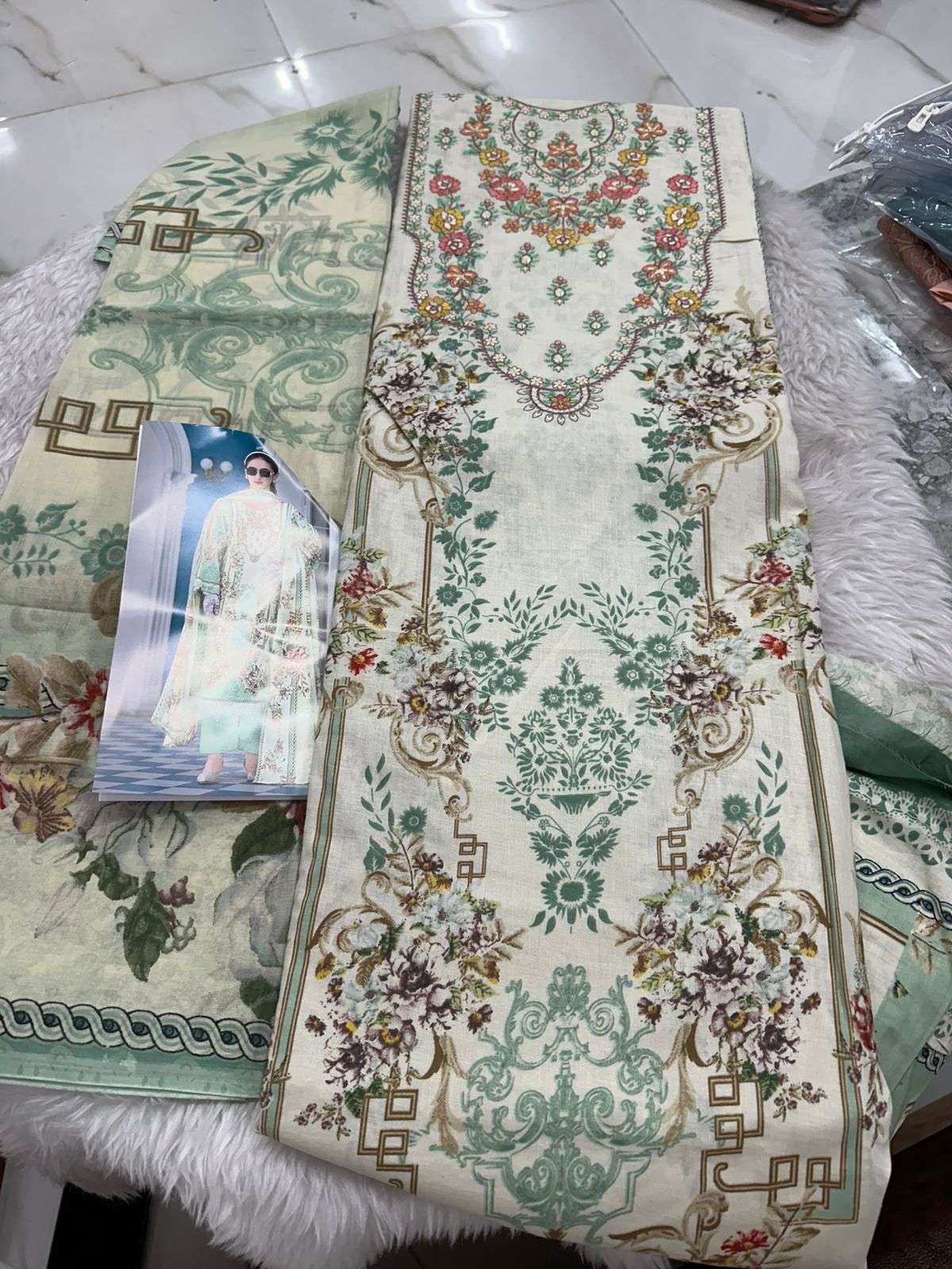 Falah Premium Cotton Collection Code - 26072 By Falah Designer Suits - 03