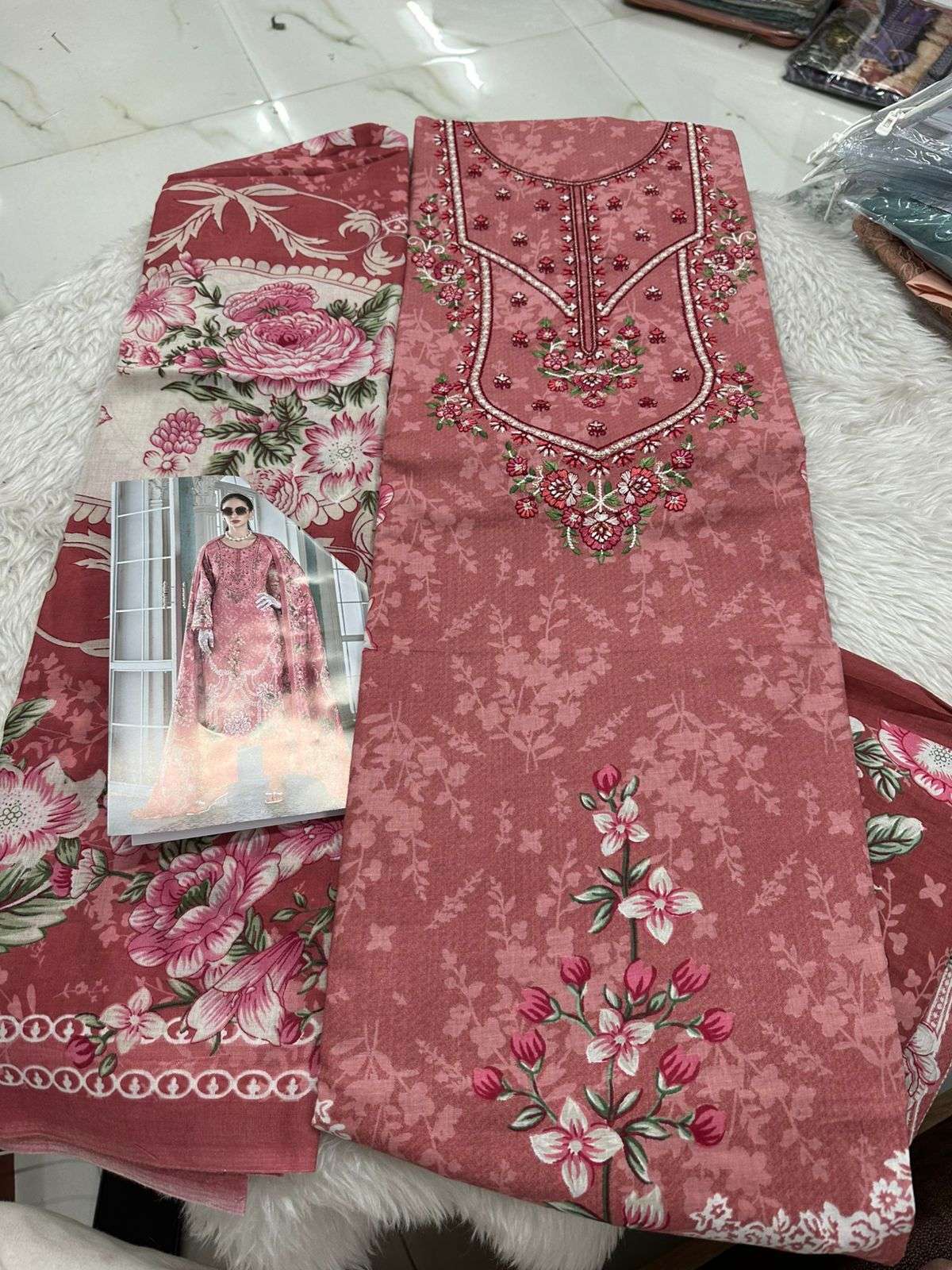 Falah Premium Cotton Collection Code - 26072 By Falah Designer Suits - 05