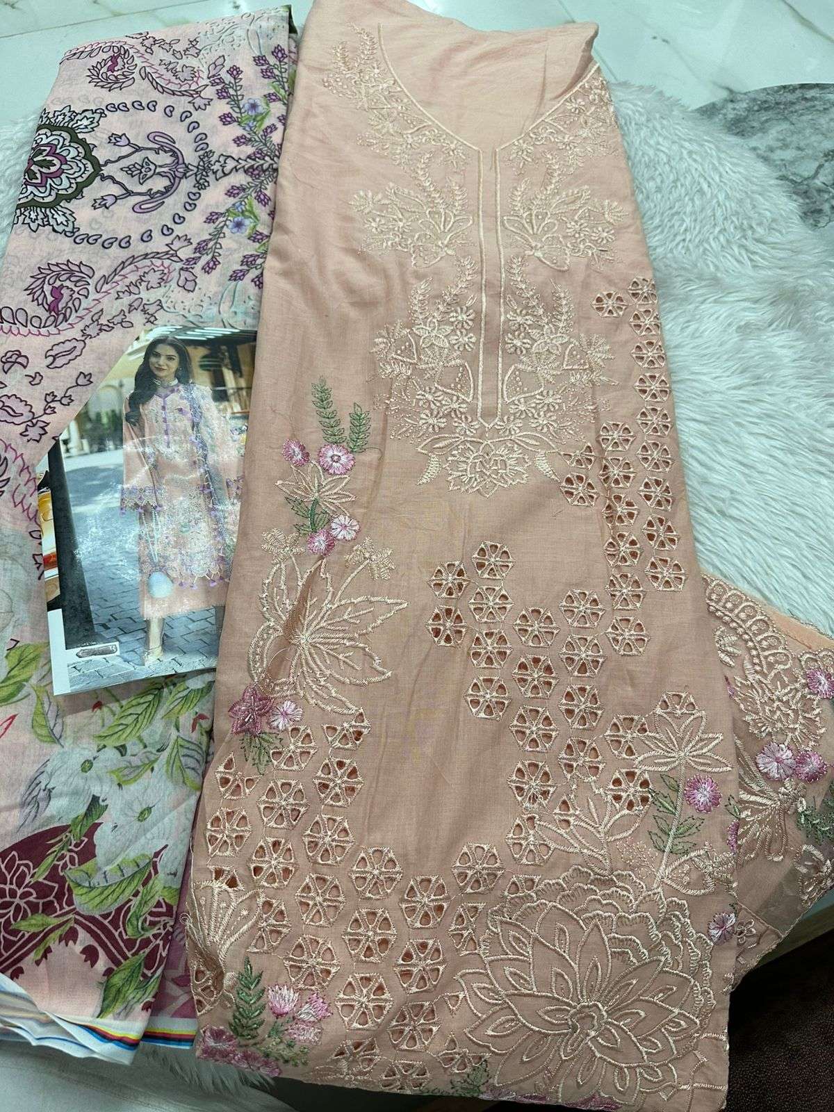 Falah Premium Cotton Collection Code - 26073 By Falah Designer Suits - 04