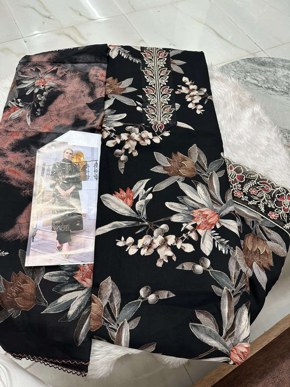 Falah Premium Cotton Rayon Collection Code - 26070 By Falah Designer - 04