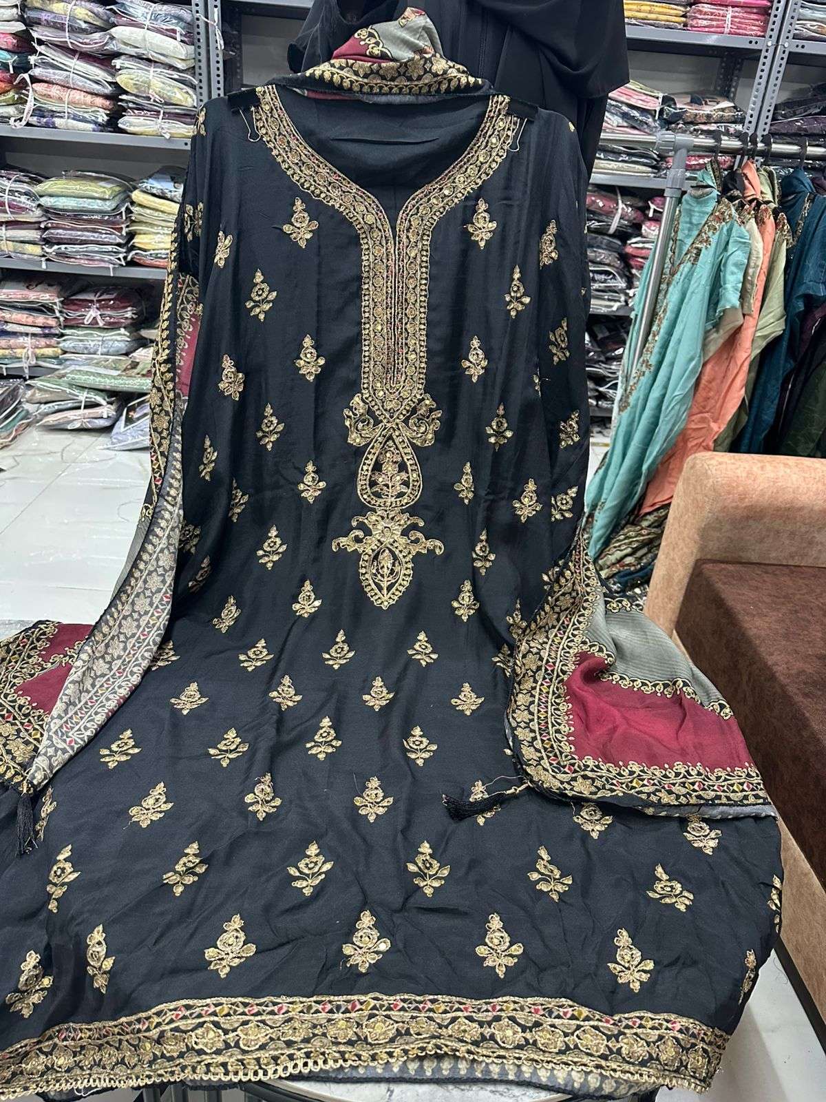 Falah Premium Maslin Collection Code - 26048 By Falah Designer Suits - 01