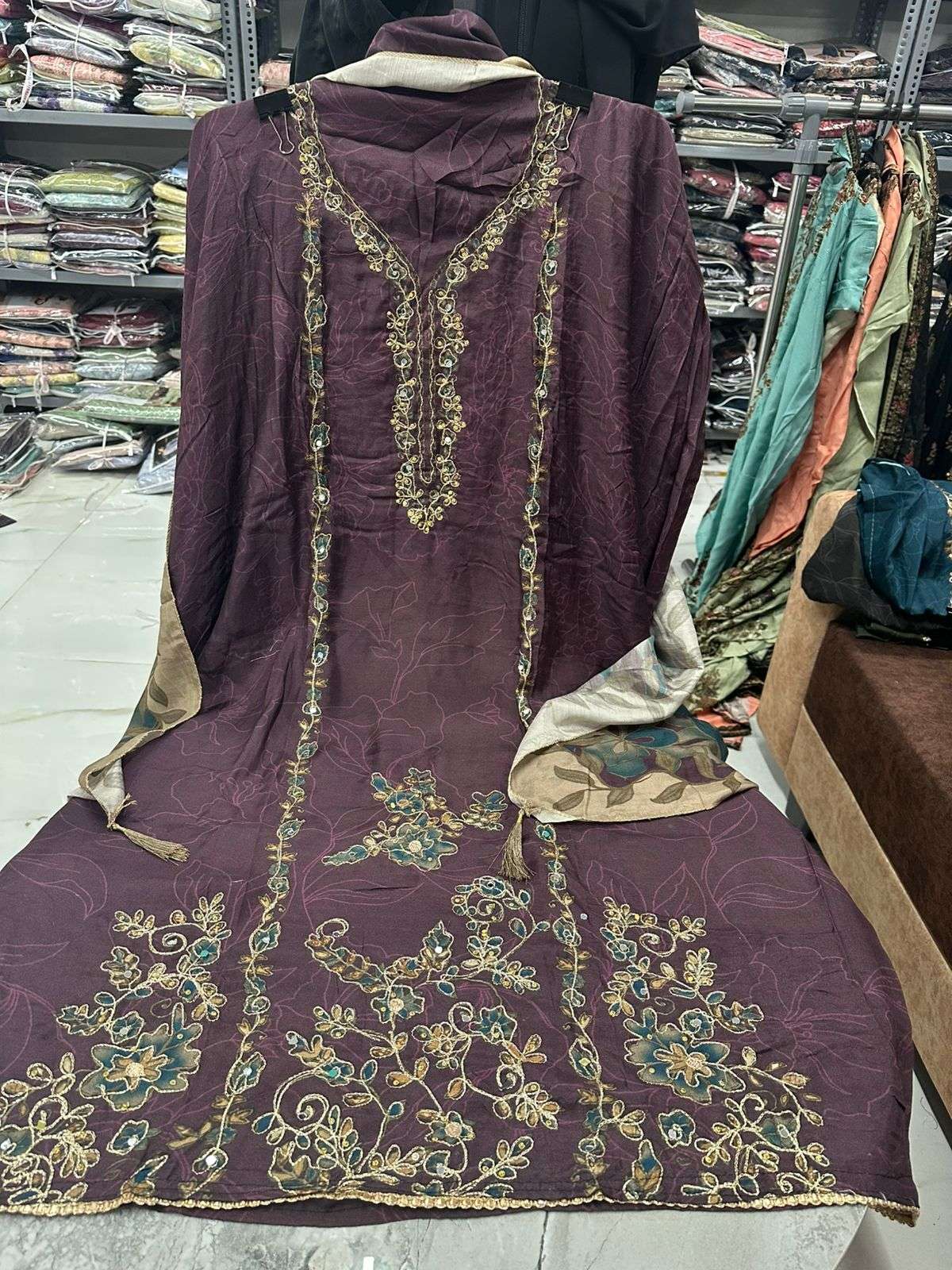 Falah Premium Maslin Collection Code - 30674 By Falah Designer Suits - 03