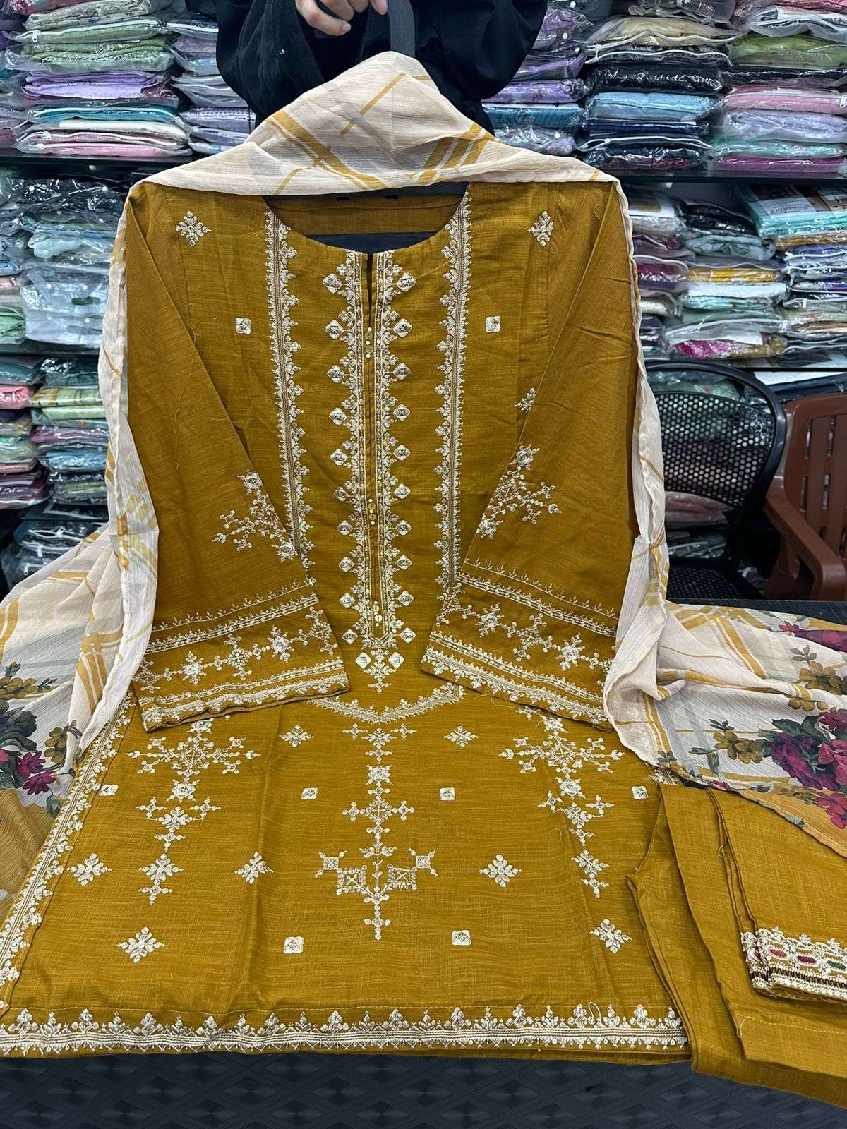 FESTIVE COTTON CO-ORDS BY SADABAHAR-08