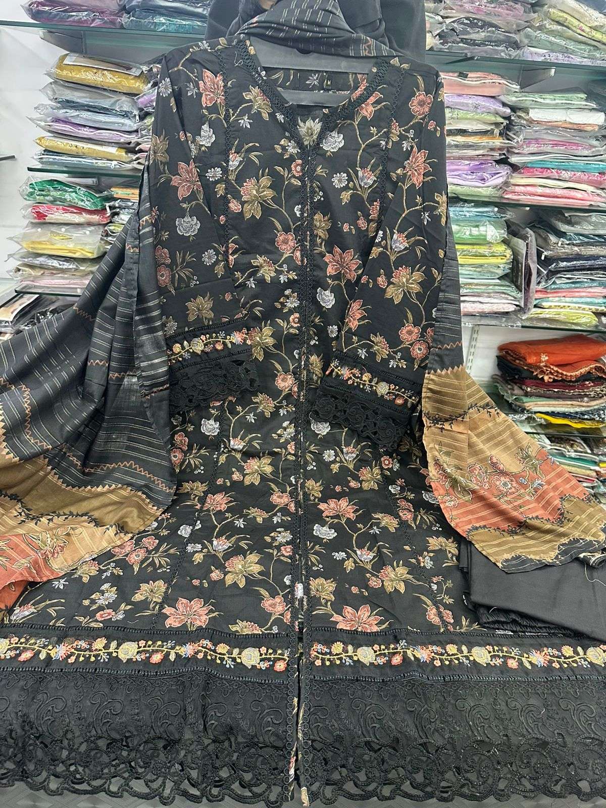 Festive Embroidered Lawn Collection 2026 Vol 1 by Sadabahar-10