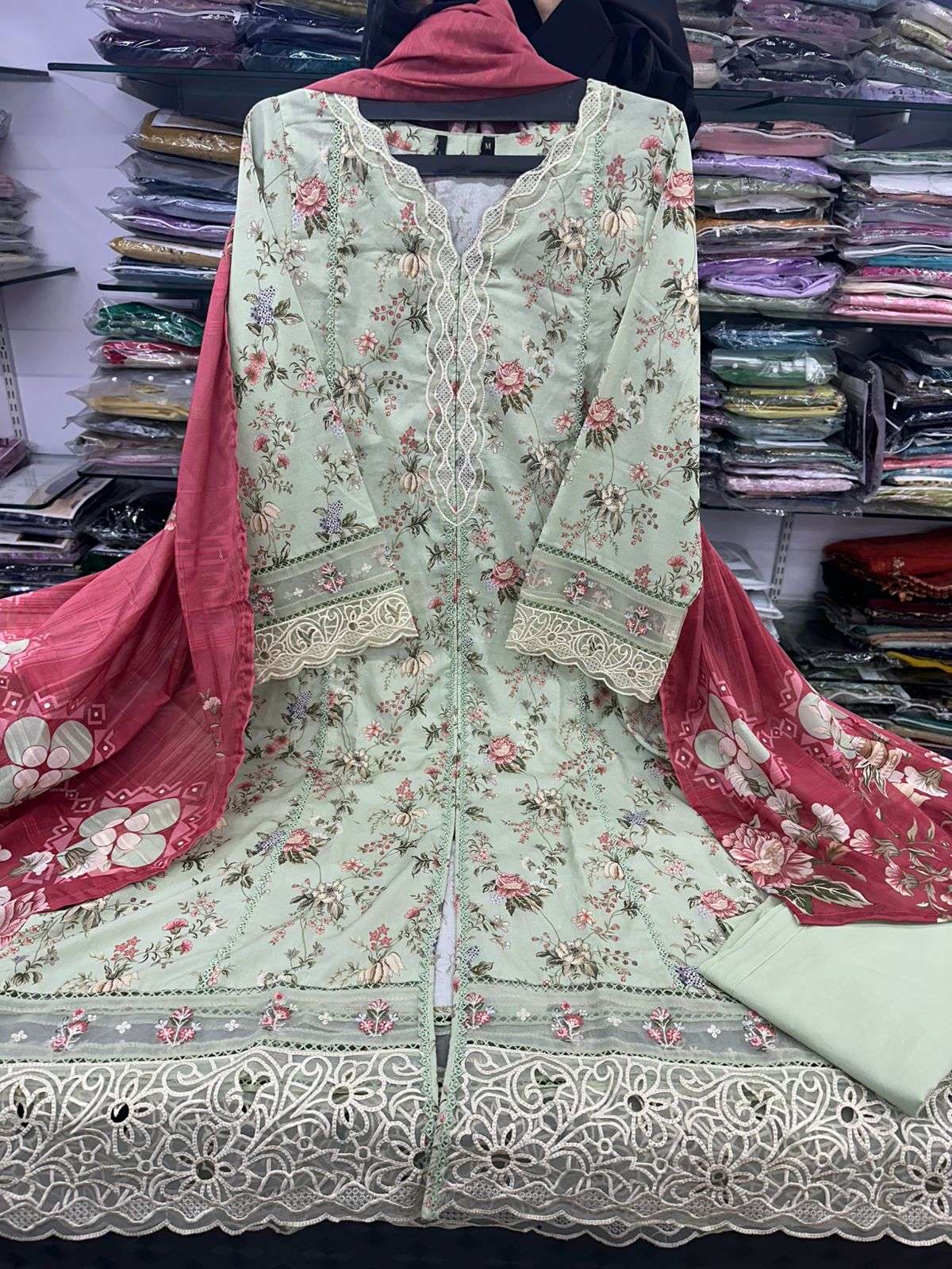 Festive Embroidered Lawn Collection 2026 Vol 1 by Sadabahar-11