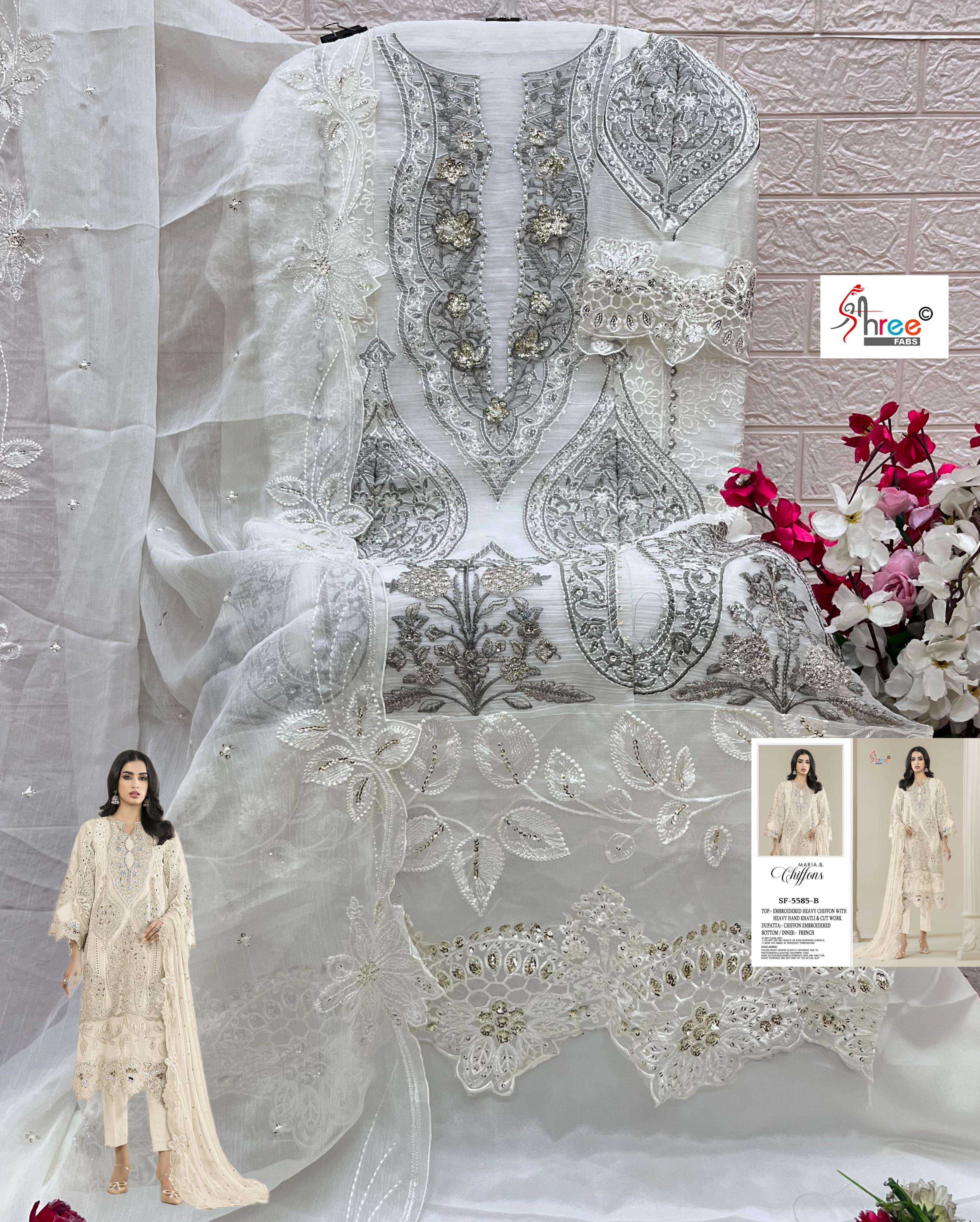 MARIA B. CHIFFONS D.NO. SF - 5585 BY SHREE FABS - 06