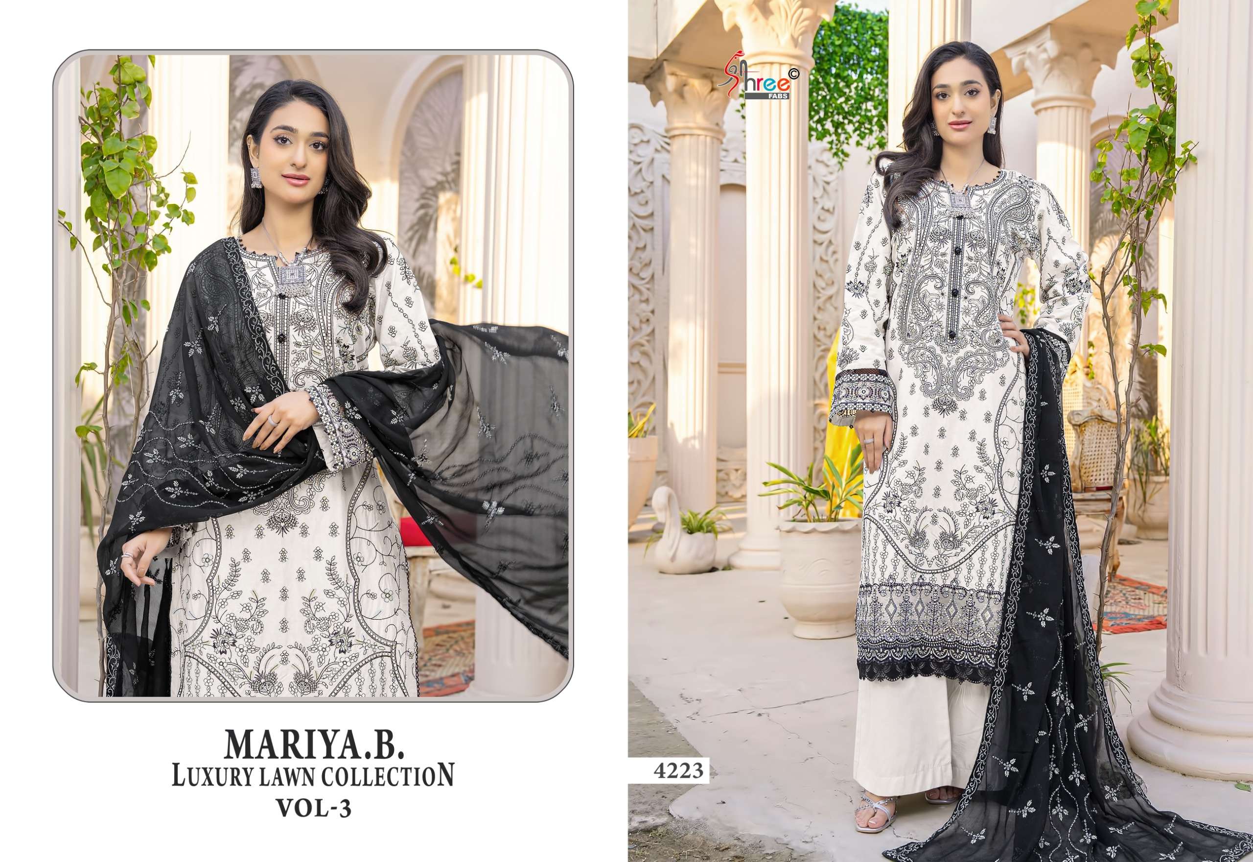 MARIYA.B LUXURY LAWN COLLECTION VOL - 03 BY SHREE FABS - 04