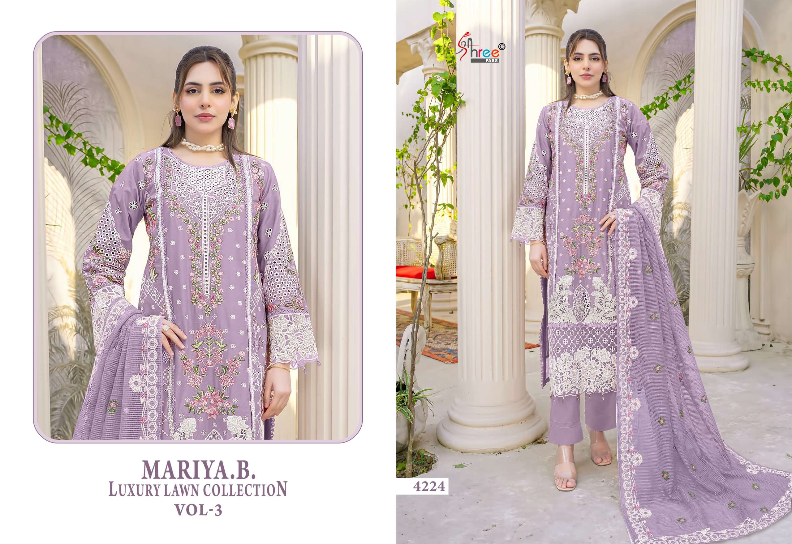 MARIYA.B LUXURY LAWN COLLECTION VOL - 03 BY SHREE FABS - 05