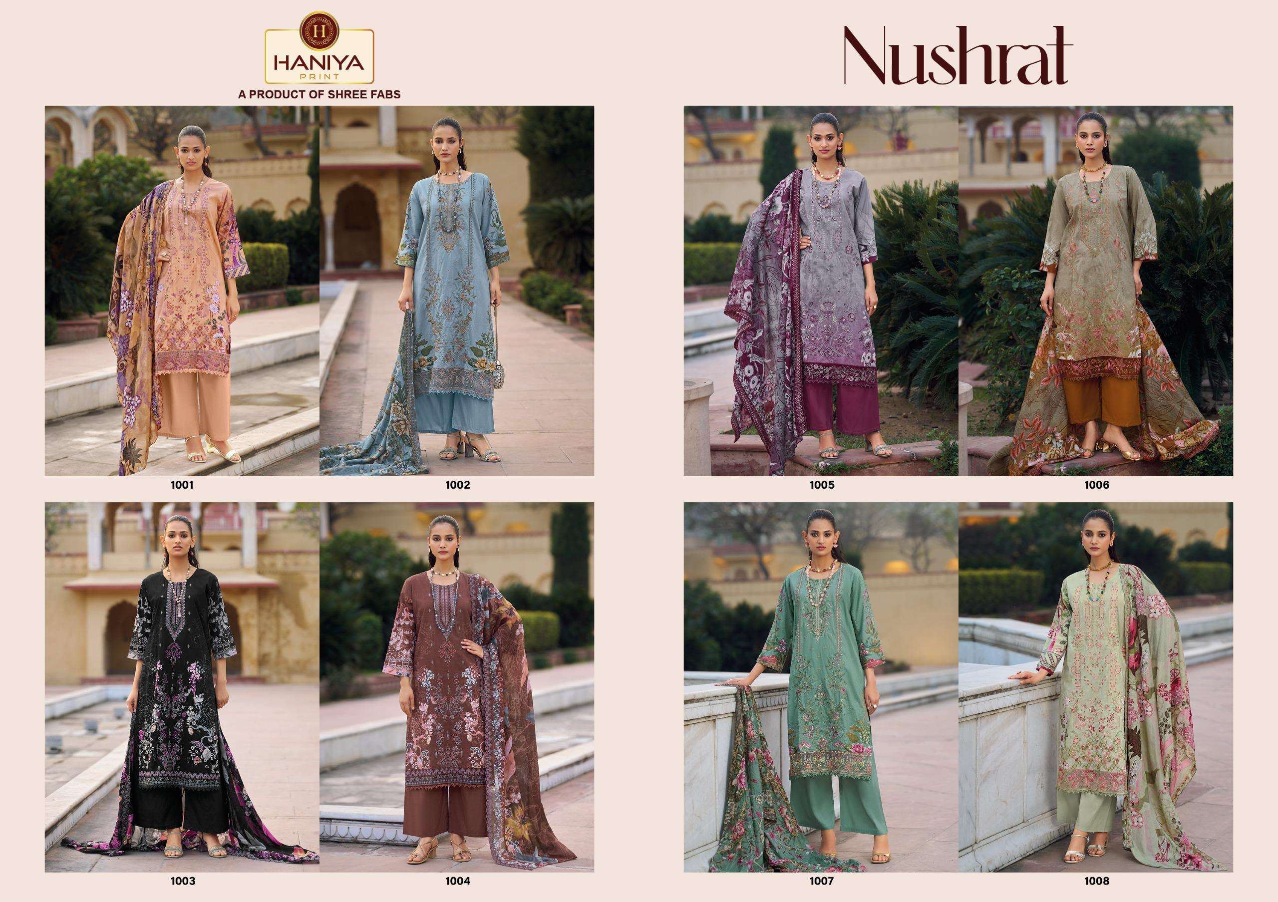 NUSHRAT BY HANIYA PRINT - 01 - 08