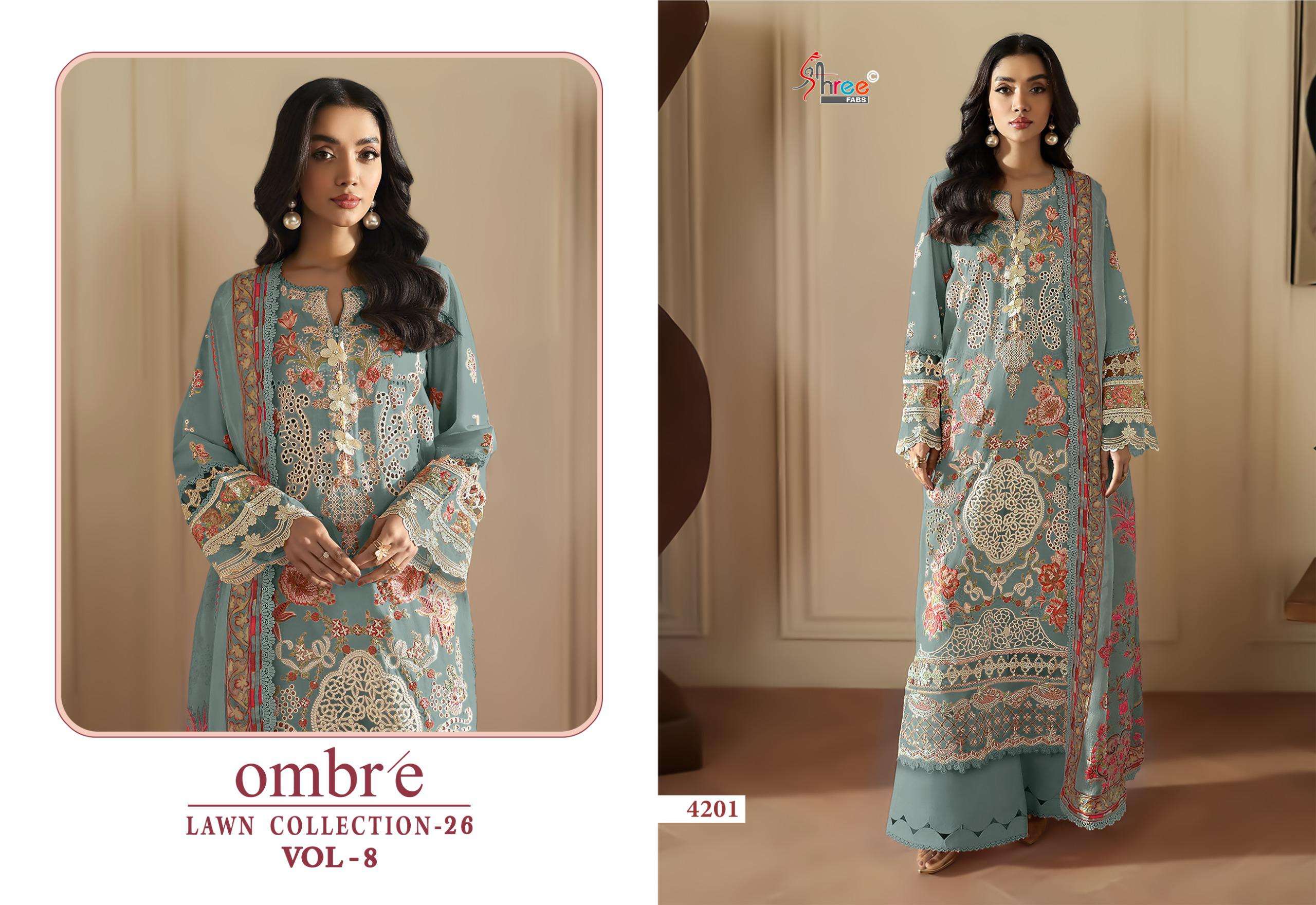 OMBRE LAWN COLLECTION VOL - 08 BY SHREE FABS - 01