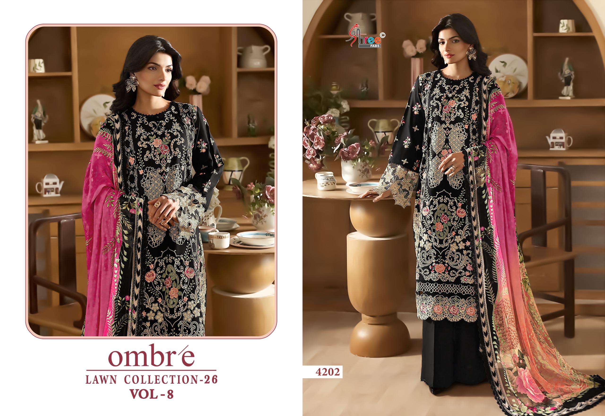 OMBRE LAWN COLLECTION VOL - 08 BY SHREE FABS - 02