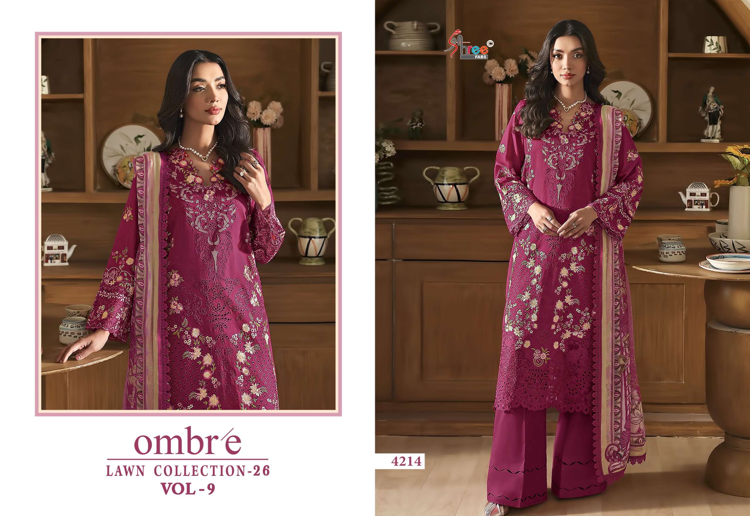 OMBRE LAWN COLLECTION VOL - 09 BY SHREE FABS - 04