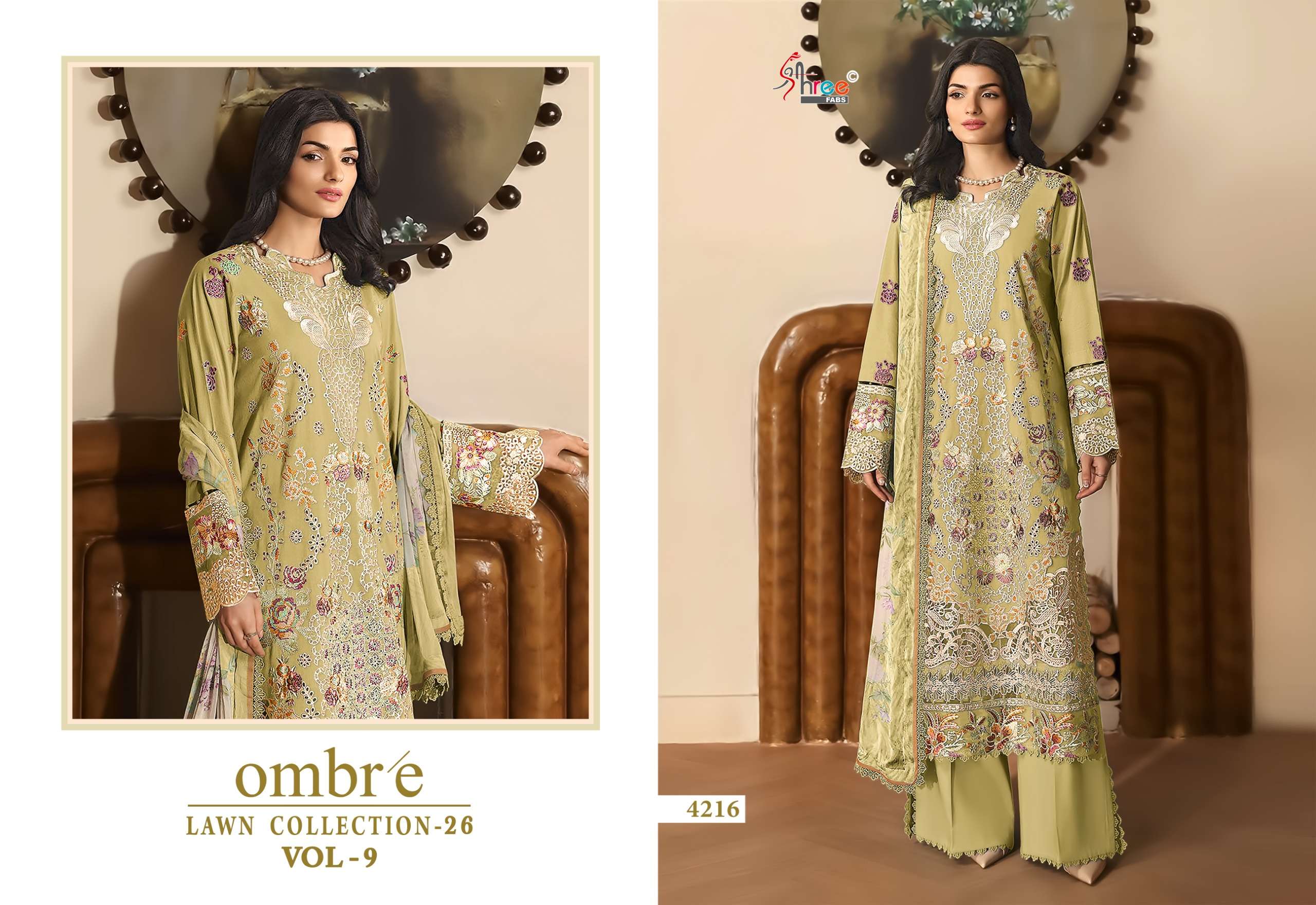 OMBRE LAWN COLLECTION VOL - 09 BY SHREE FABS - 06