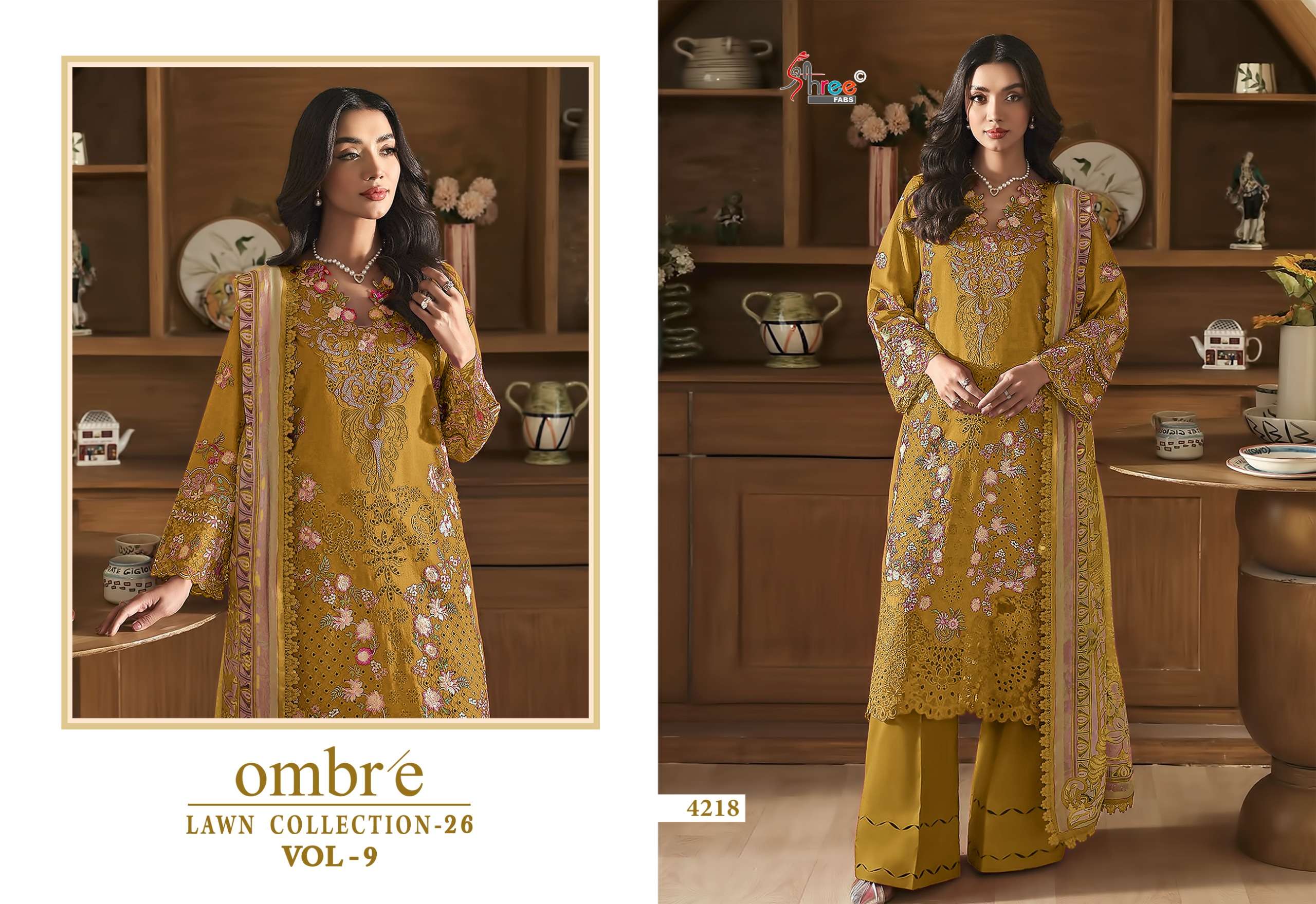 OMBRE LAWN COLLECTION VOL - 09 BY SHREE FABS - 08