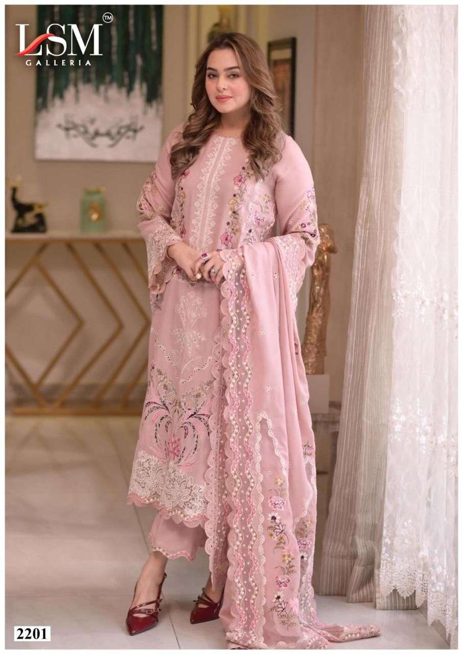 PARIAN DREAM HEAVY LUXURY LAWN COLLECTION VOL - 22 BY LSM GALLERIA - 01