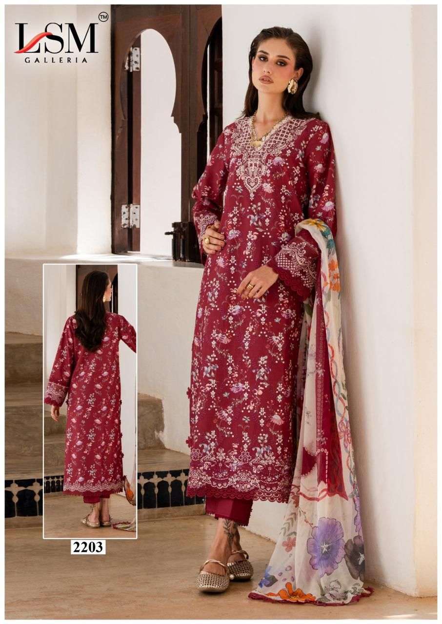 PARIAN DREAM HEAVY LUXURY LAWN COLLECTION VOL - 22 BY LSM GALLERIA - 03