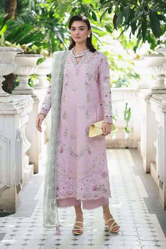 QLINE Luxury Digital Chikankari Lawn Collection 2026 by QALAMKAR-10