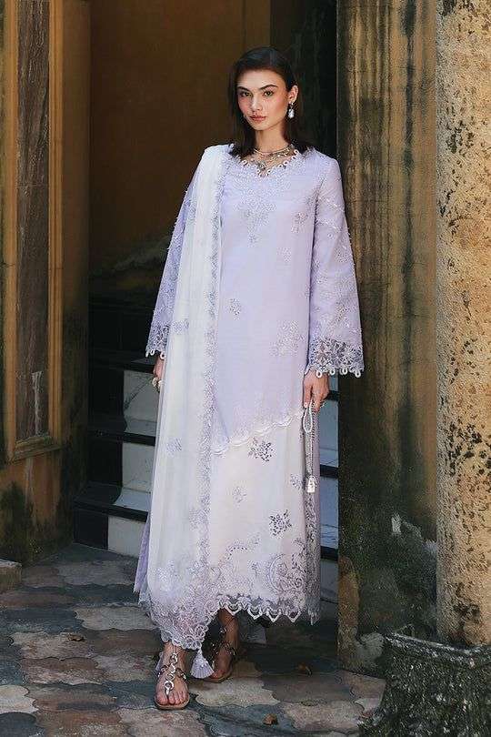 QLINE Luxury Digital Chikankari Lawn Collection 2026 by QALAMKAR-13