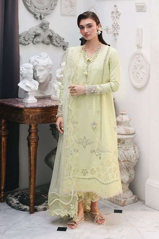 QLINE Luxury Digital Chikankari Lawn Collection 2026 by QALAMKAR-14