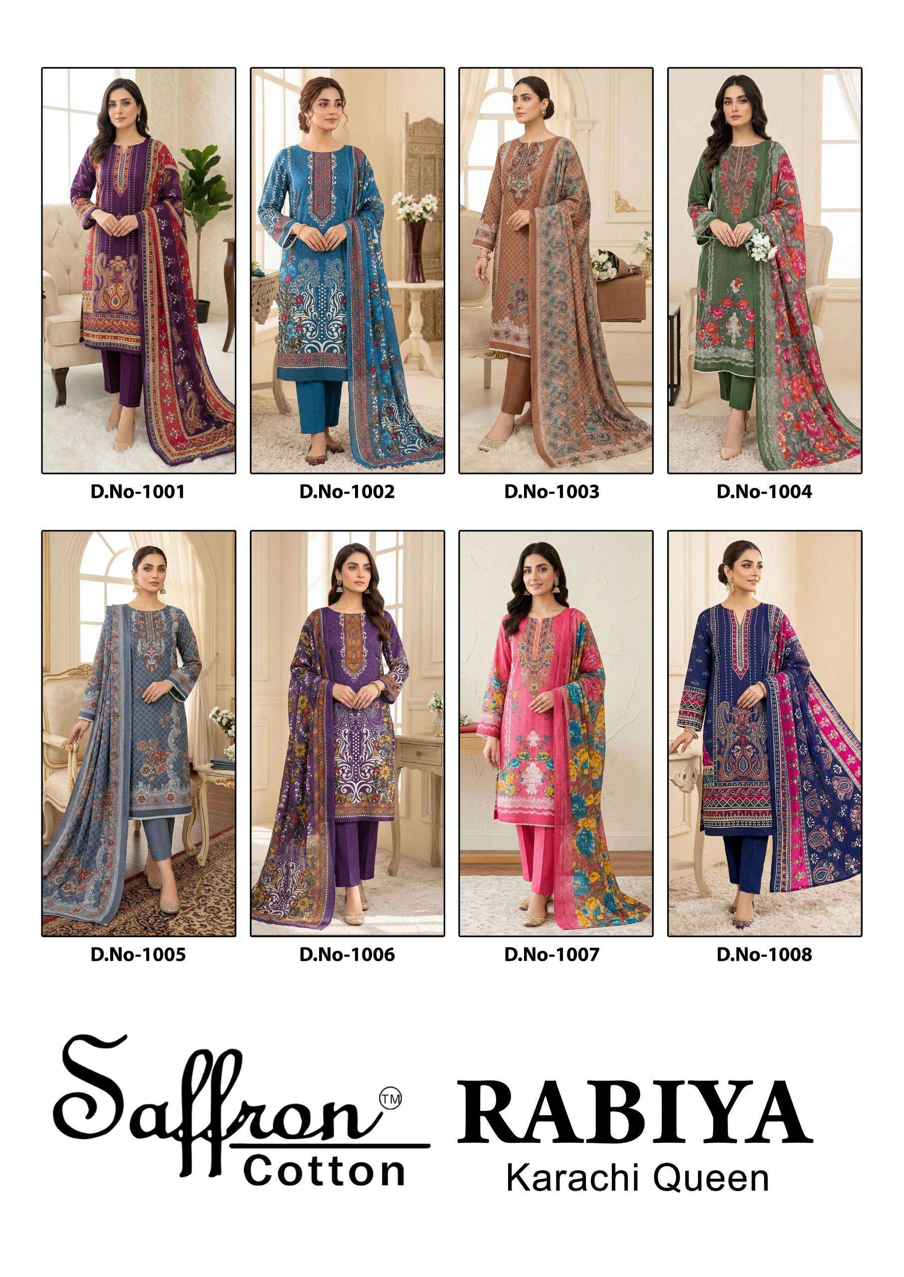 RABIYA KARACHI QUEEEN BY SAFFRON COTTON - 08