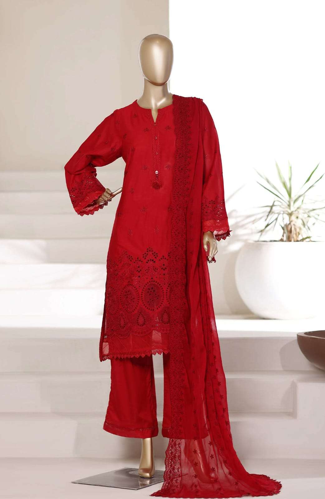 RTW Chikankari 3D LaserWork Lawn Collection 2026 by Sadabahar-05