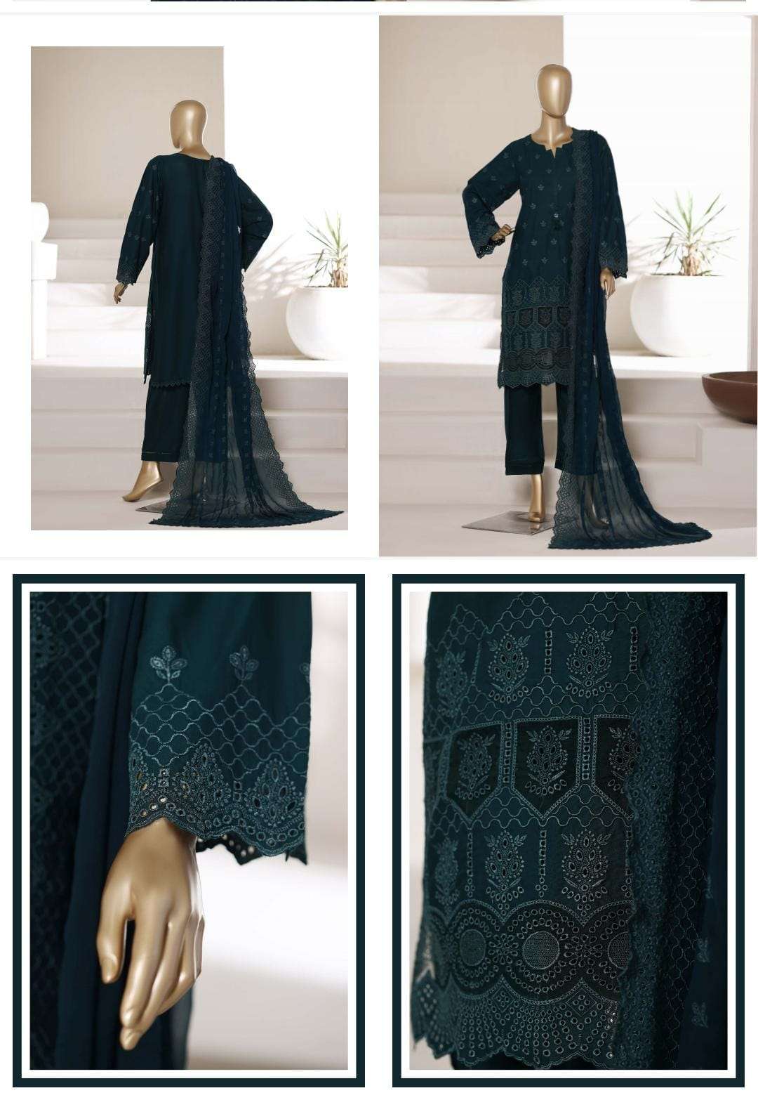RTW Chikankari 3D LaserWork Lawn Collection 2026 by Sadabahar-06